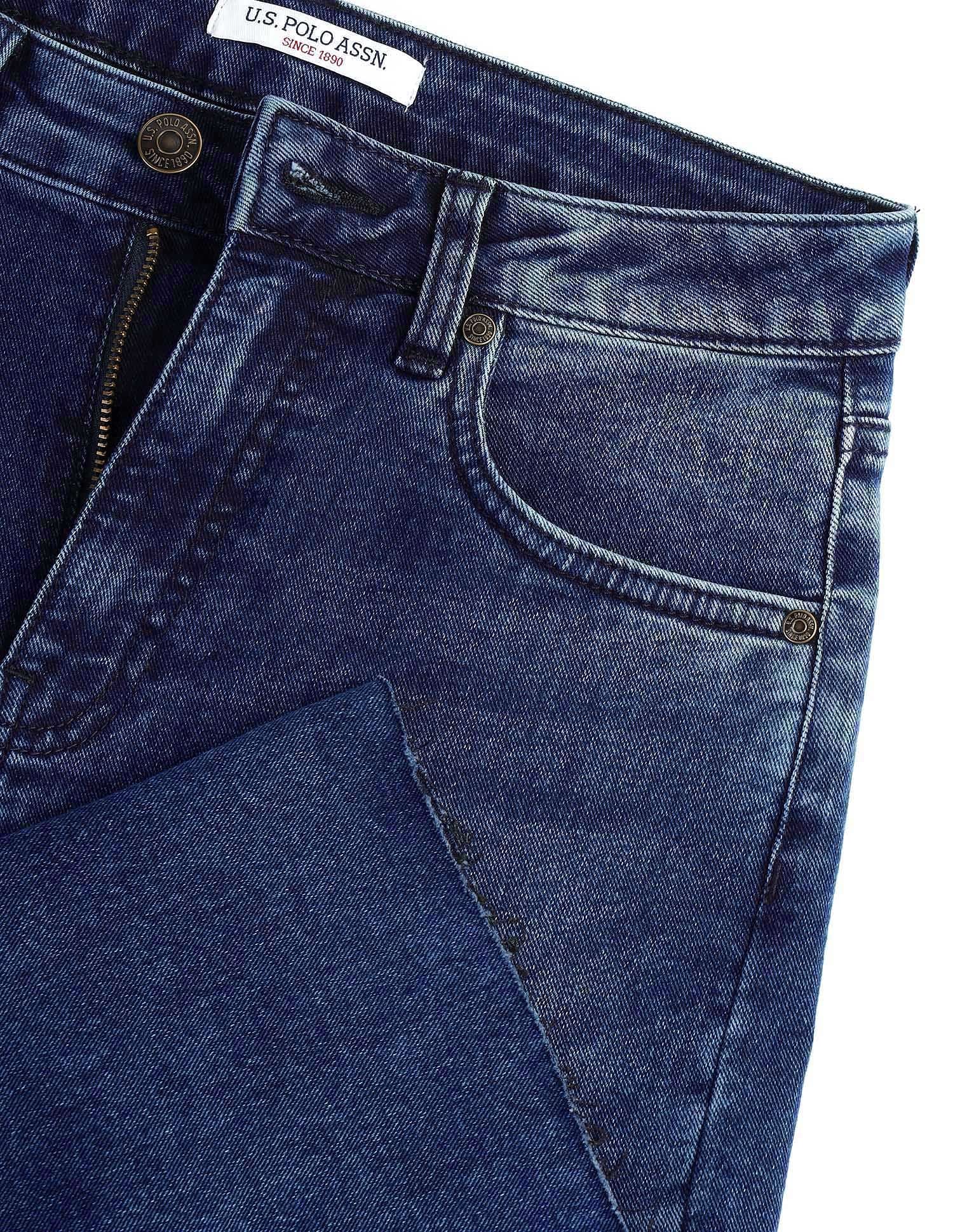 Straight Fit Blue Jeans Blue - U.S. POLO ASSN. | Large