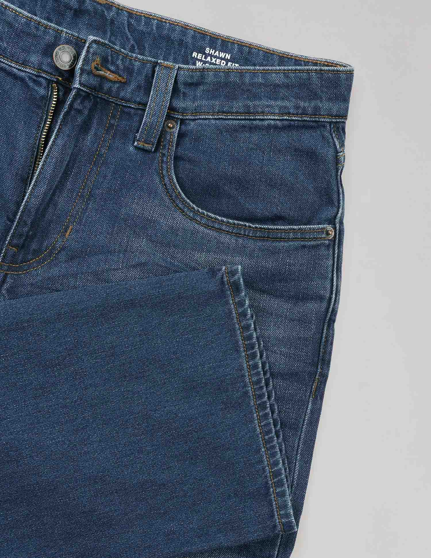 Shawn Relaxed Fit Vintage Jeans Blue - U.S. Polo Assn. India | Large