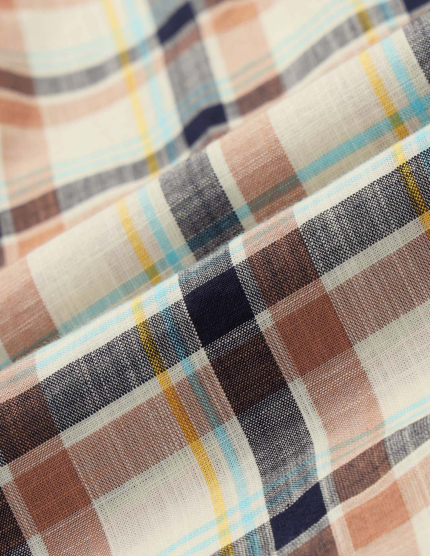 Regular Fit Plaid Checked Shirt Ivory - U.S. POLO ASSN. | Large