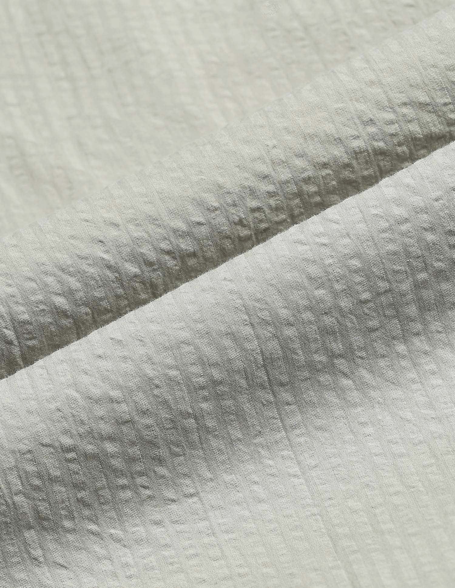 Regular Fit Seersucker Shirt Light Olive - U.S. Polo Assn. India | Large