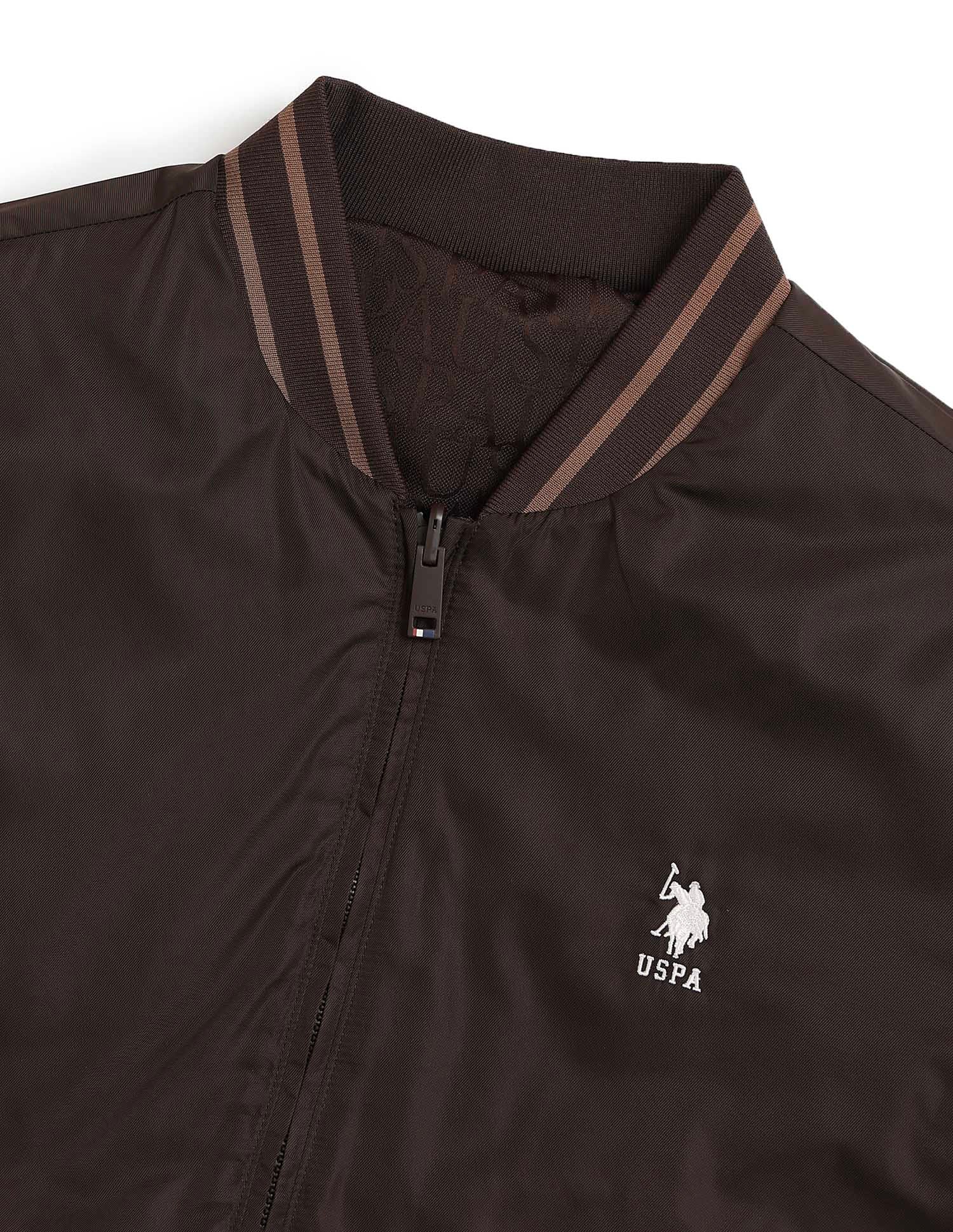 Reversible Equestrian Aisle Theater Jacket Choco - U.S. Polo Assn. India | Large