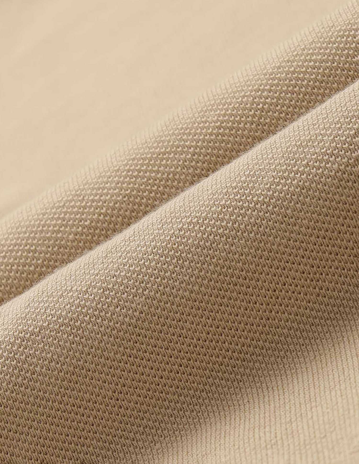 Pure Cotton Muscle Fit Polo Shirt Beige - U.S. Polo Assn. India | Large