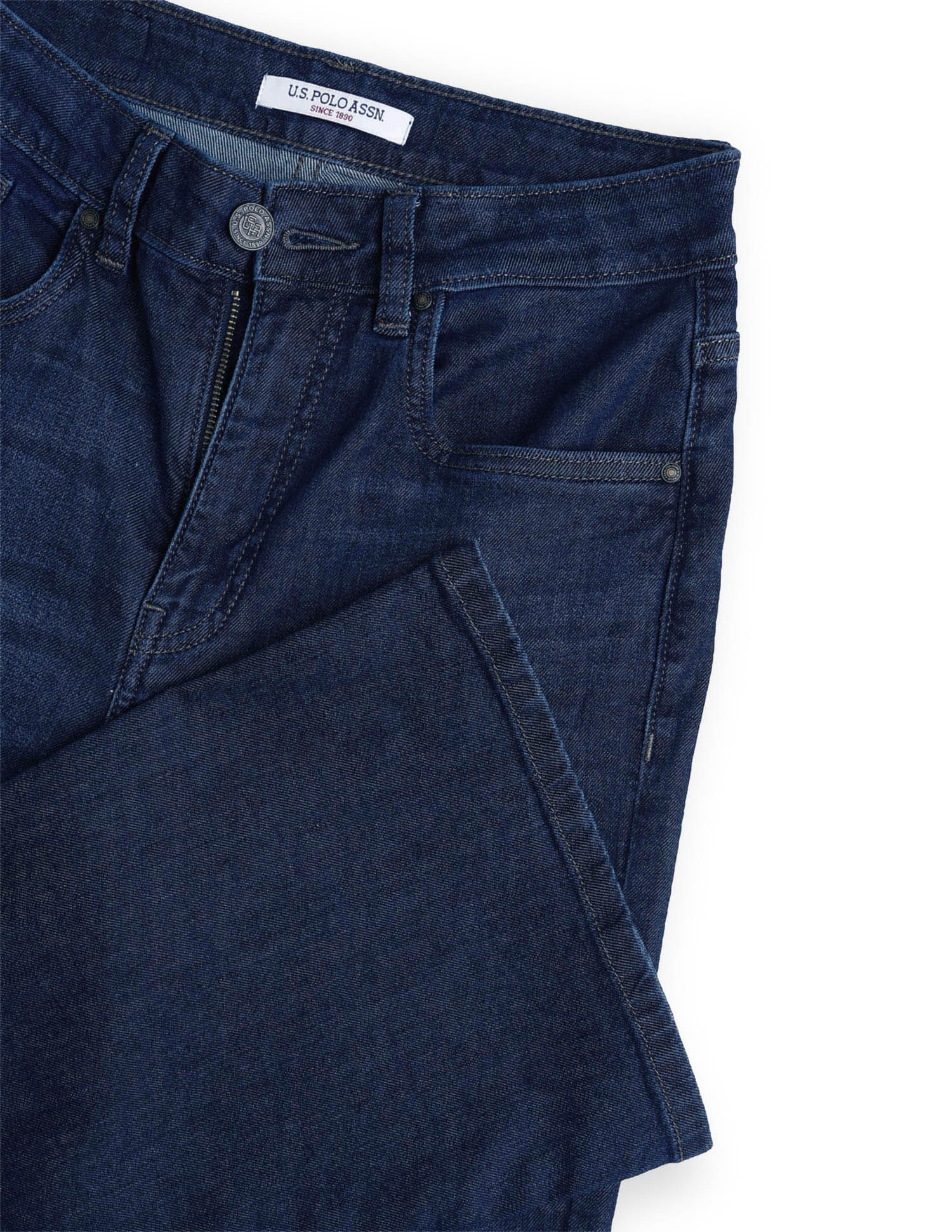 High-Rise Flared Fit Jeans Blue - U.S. Polo Assn. India | Large