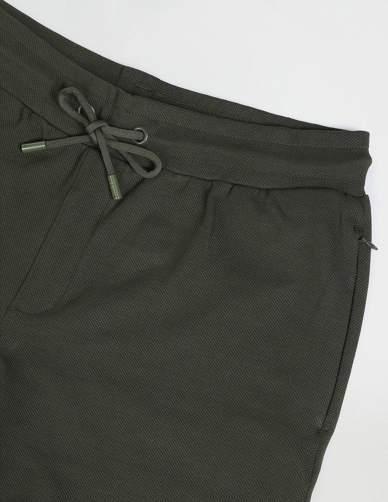 Solid Knit Shorts Olive - U.S. Polo Assn. India | Large