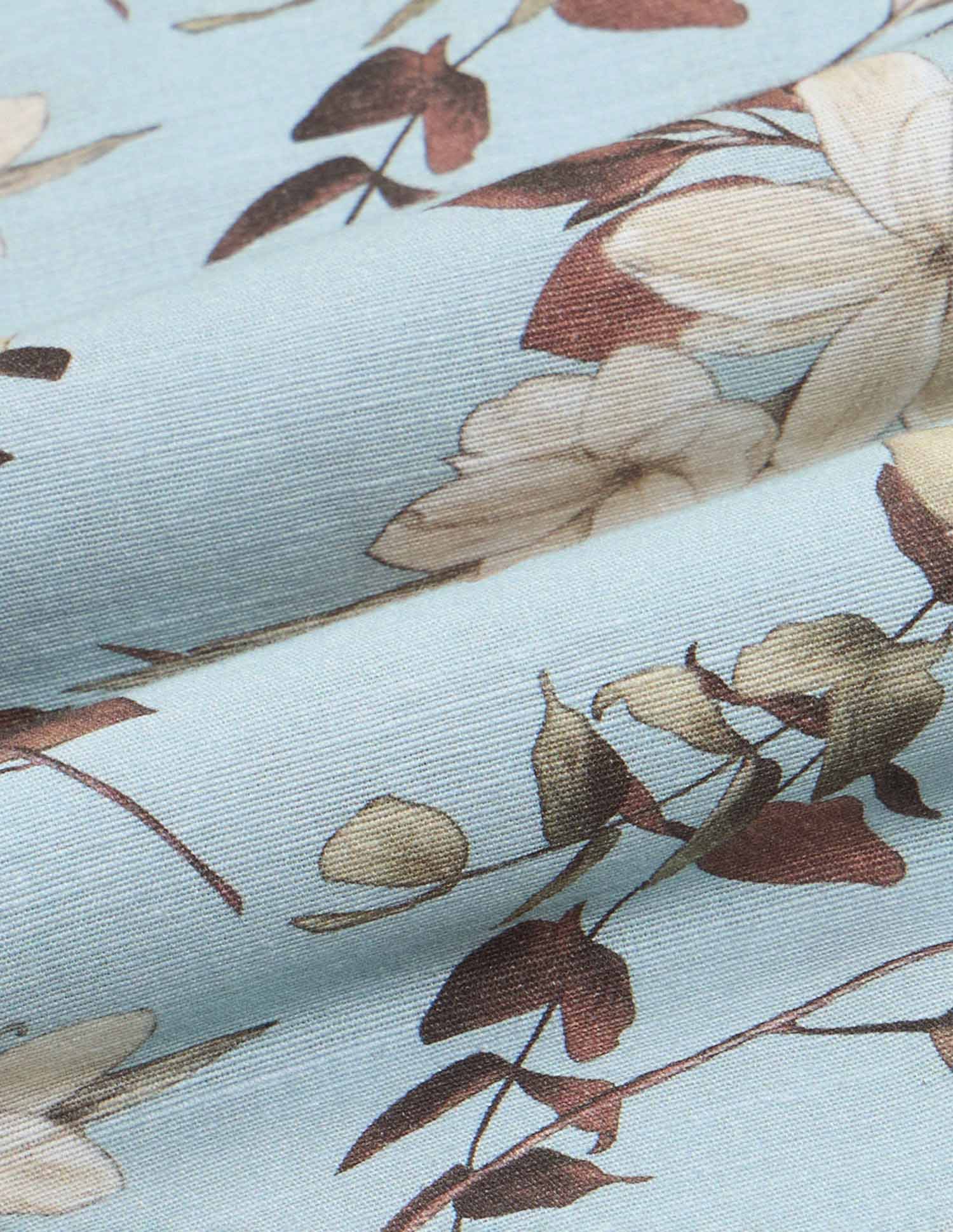 Regular Fit Floral Printed Shirt Light Blue - U.S. POLO ASSN. | Large