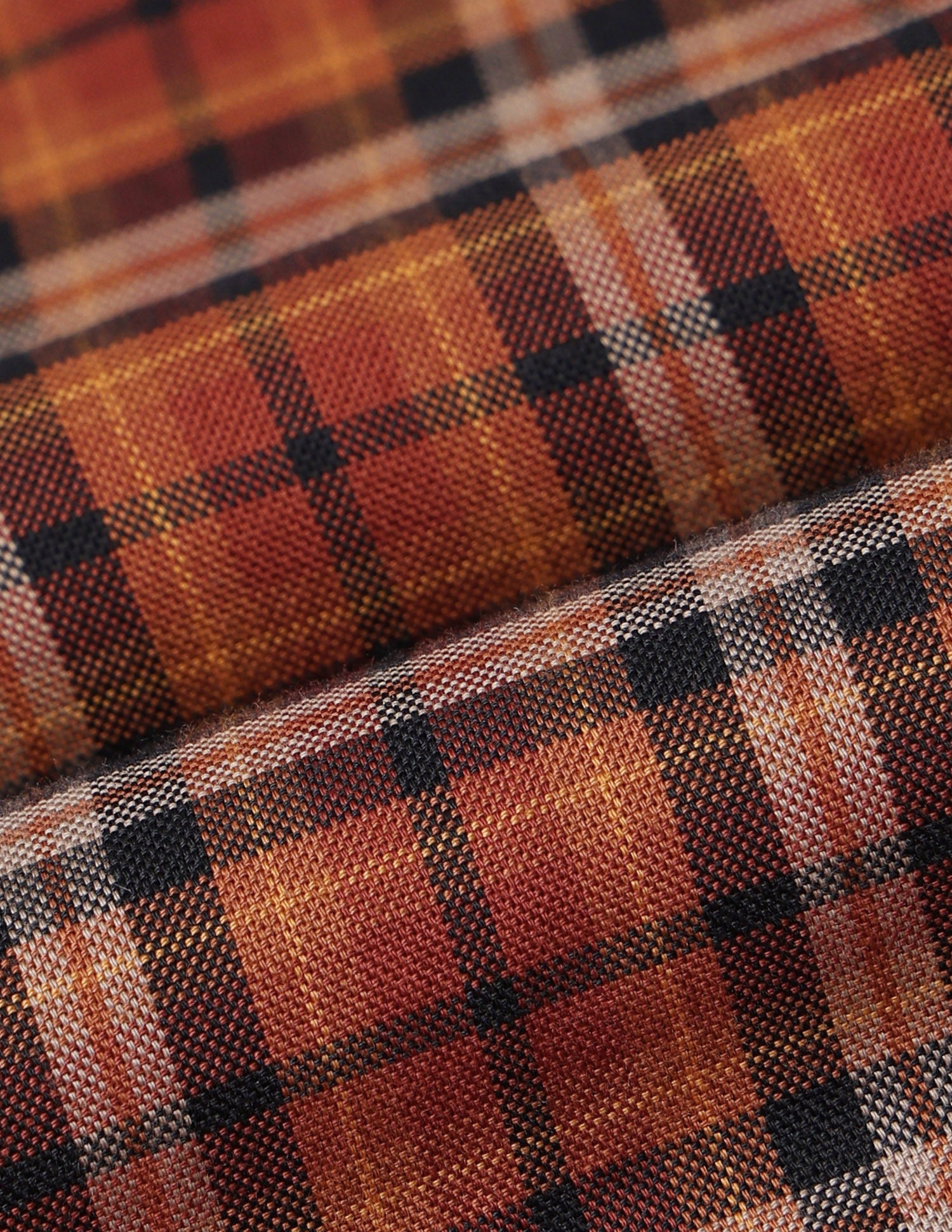 Plaid Tailored Fit Shirt Rust - U.S. Polo Assn. India | Large