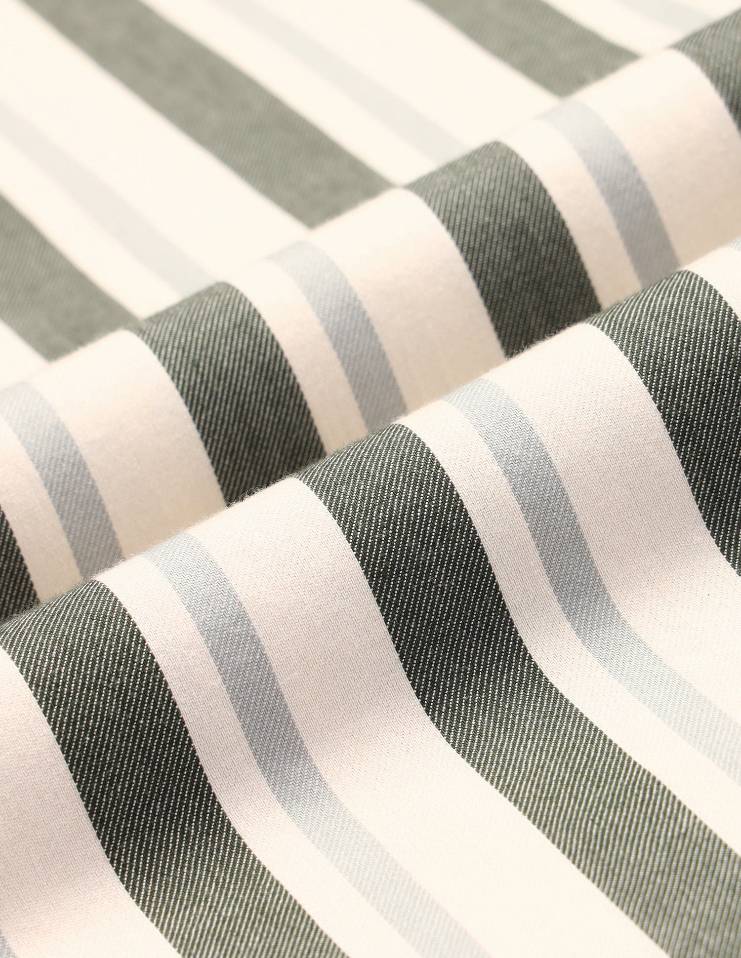 Vertical Striped Slim Fit Shirt Olive - U.S. POLO ASSN. | Large