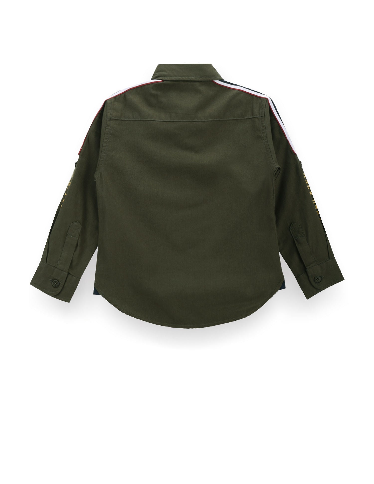 Boys Brand Tape Shirt Olive - U.S. POLO ASSN. | Large