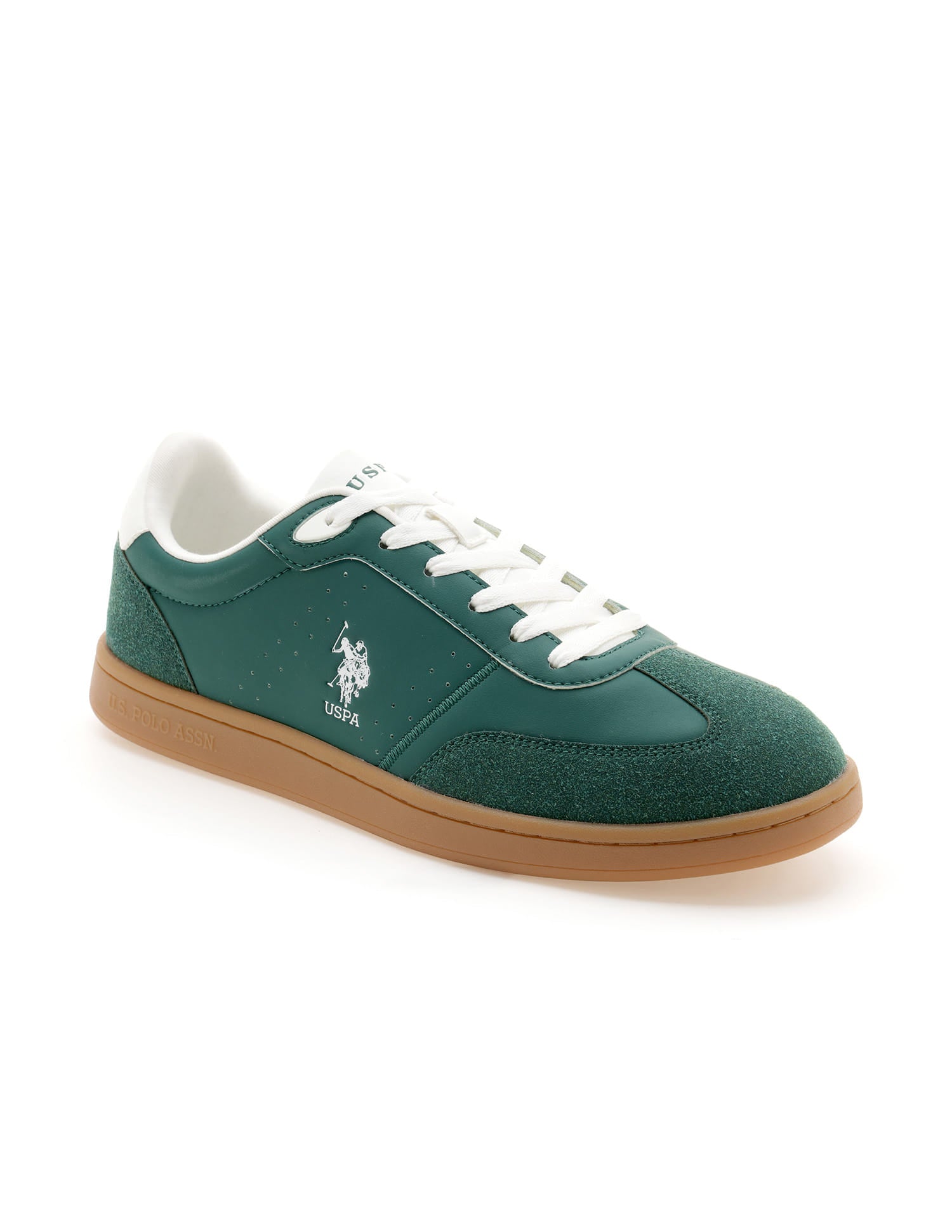 Men Cenik Colourblocked Sneakers Green - U.S. Polo Assn. India | Large
