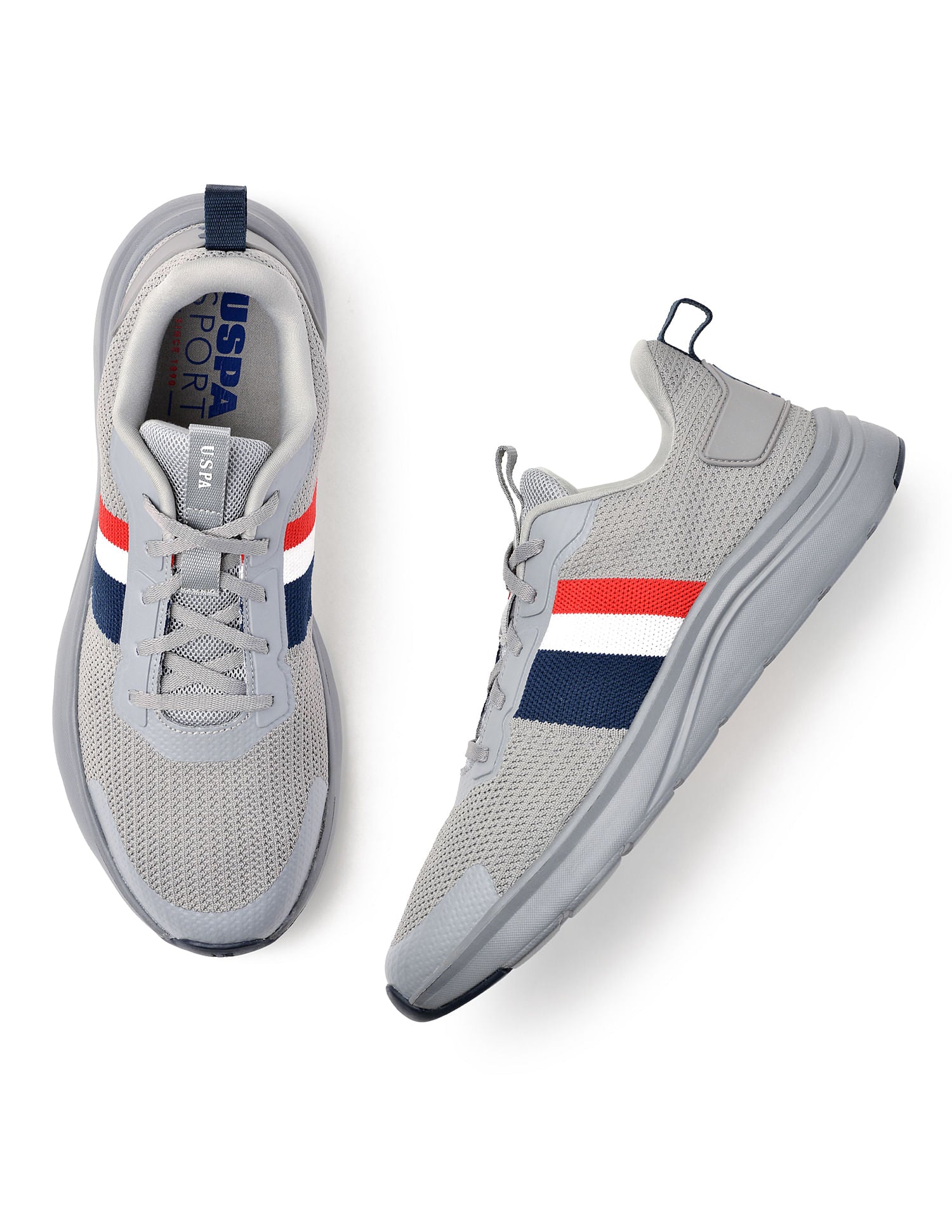 Men Mullen 2.0 Grey Uspa Sport  Sneakers Grey - U.S. Polo Assn. India | Large