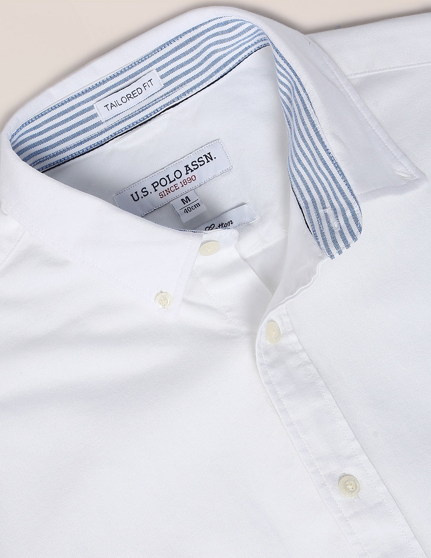 Button Down Collar Premium Cotton Shirt – U.S. Polo Assn. India