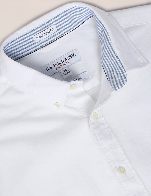 Button Down Collar Premium Cotton Shirt