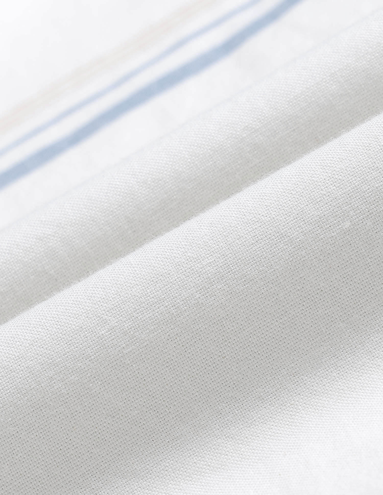 Tailored Fit Vertical Striped Shirt White - U.S. Polo Assn. India | Large