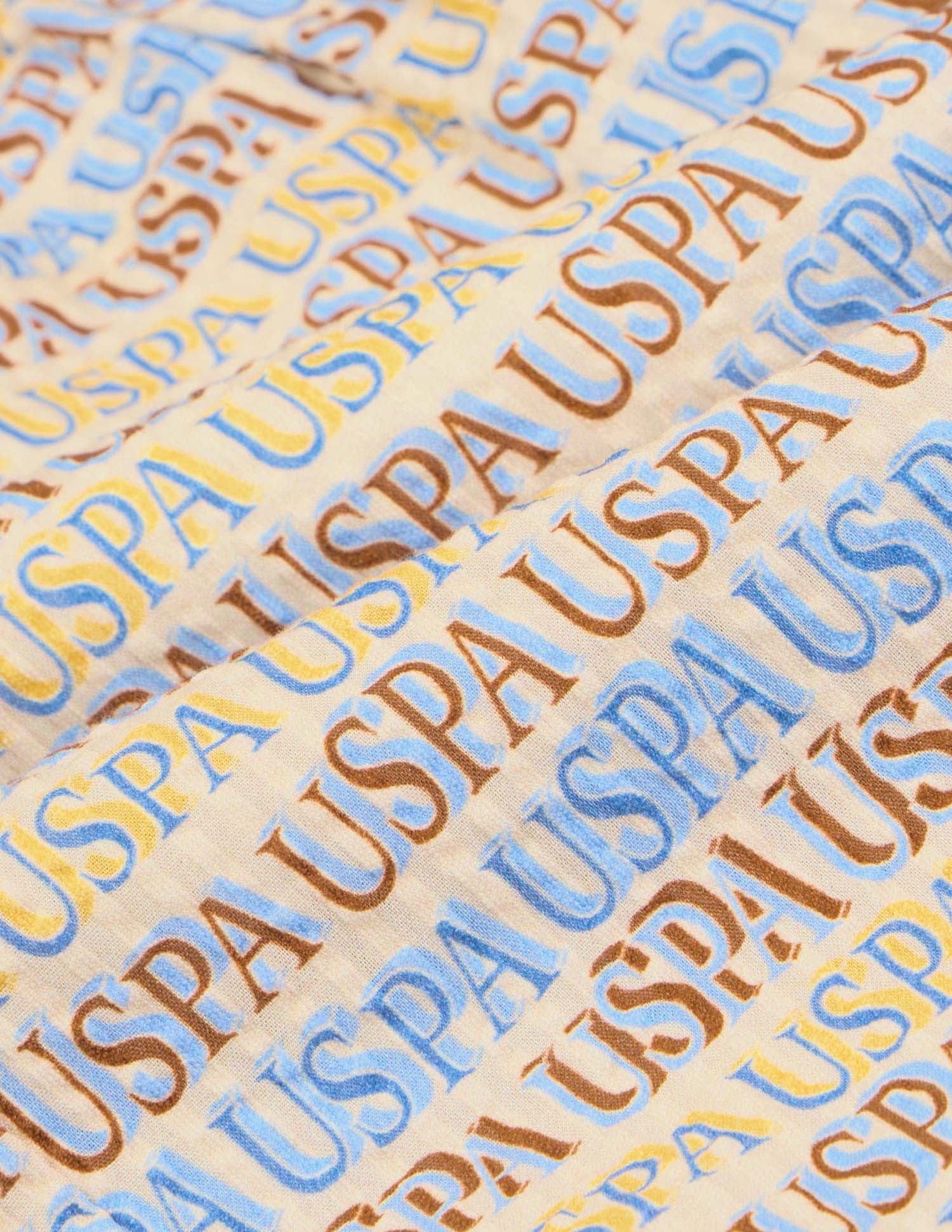 Boys Brand Printed Knitted Shorts Multi - U.S. POLO ASSN. | Large