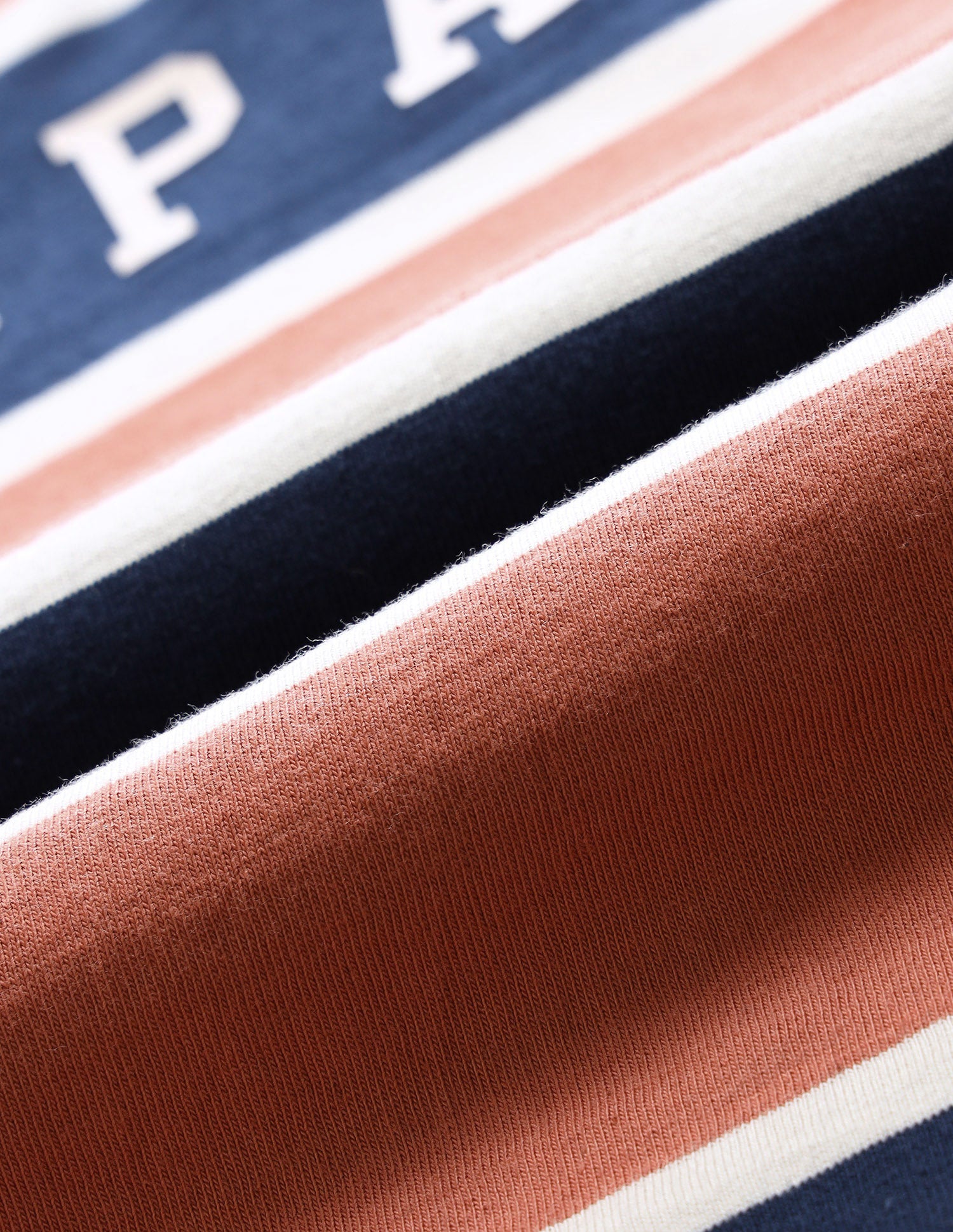 Boys Horizontal Striped Regular Fit T-Shirt Rust - U.S. POLO ASSN. | Large