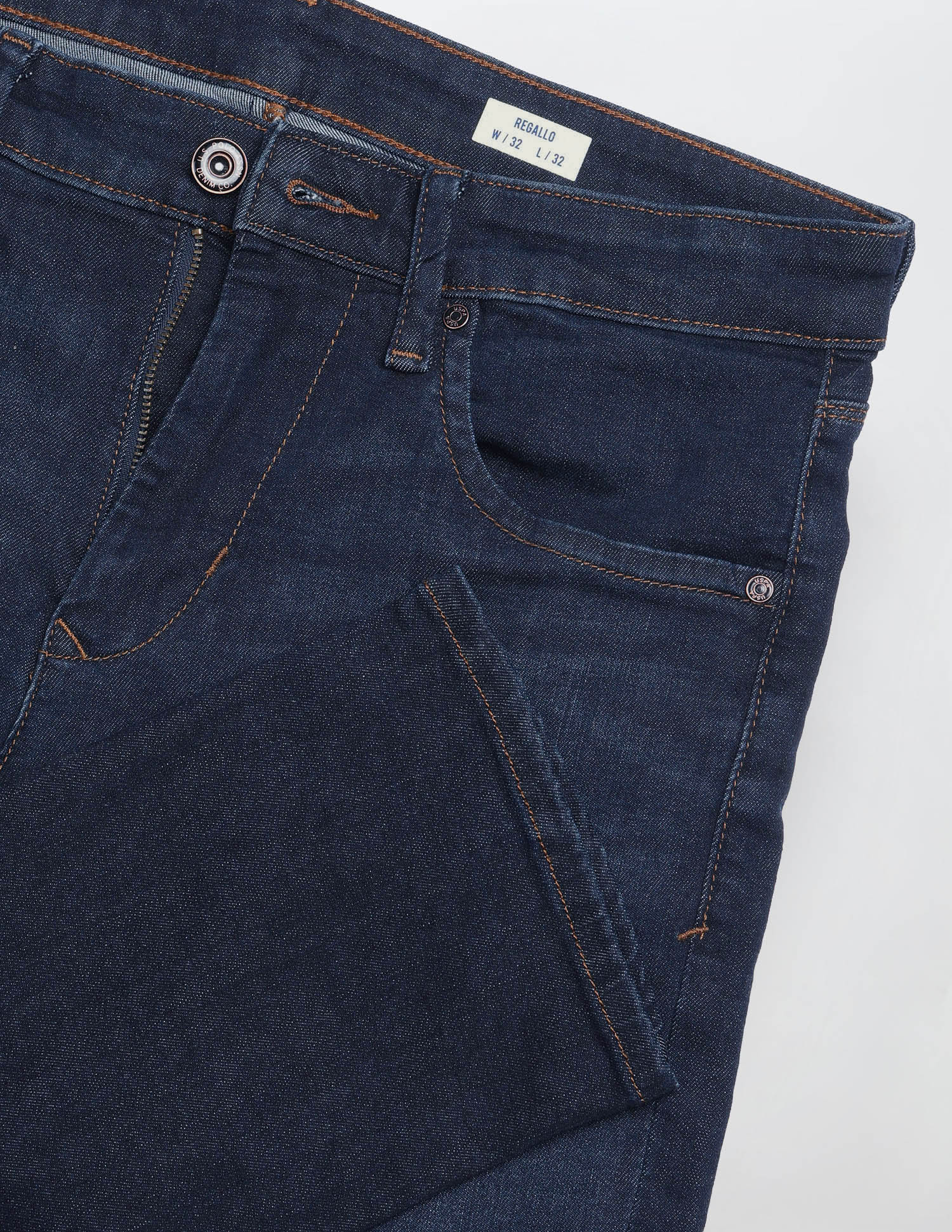 Regallo Skinny Fit Blue Jeans Dark Blue - U.S. Polo Assn. India | Large