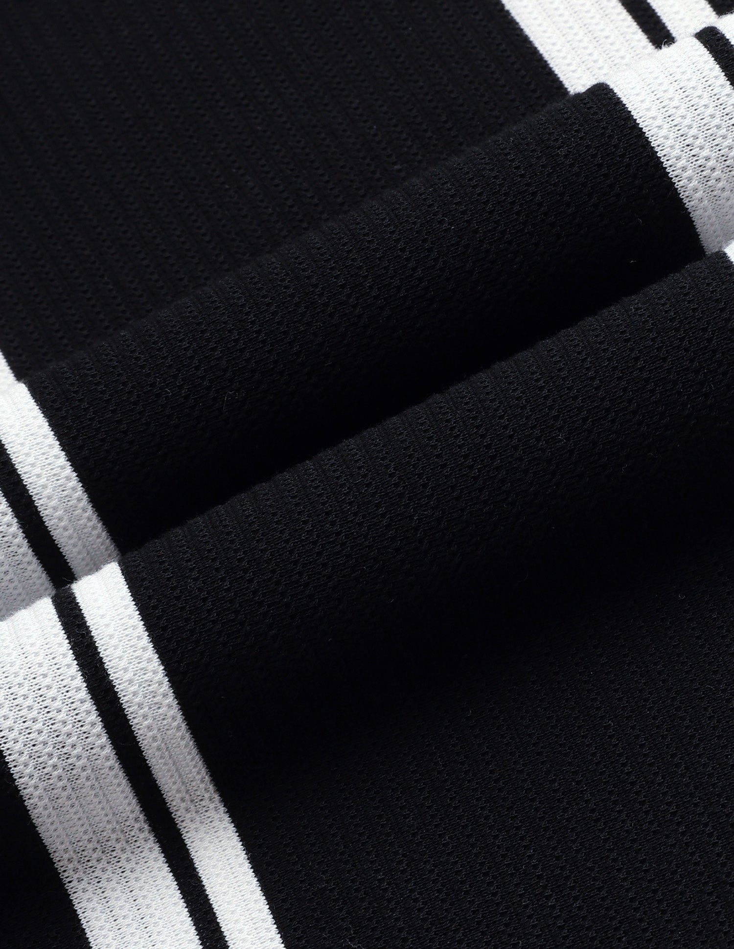 Vertical Striped Slim Fit Polo Shirt Black - U.S. Polo Assn. India | Large