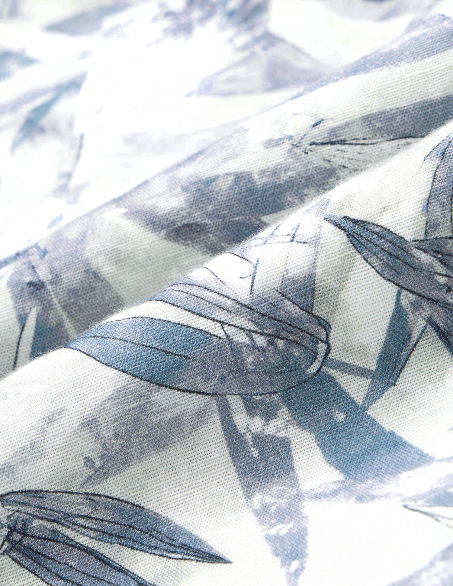 Tropical Printed Tailored Fit Shirt Blue - U.S. POLO ASSN. | Large