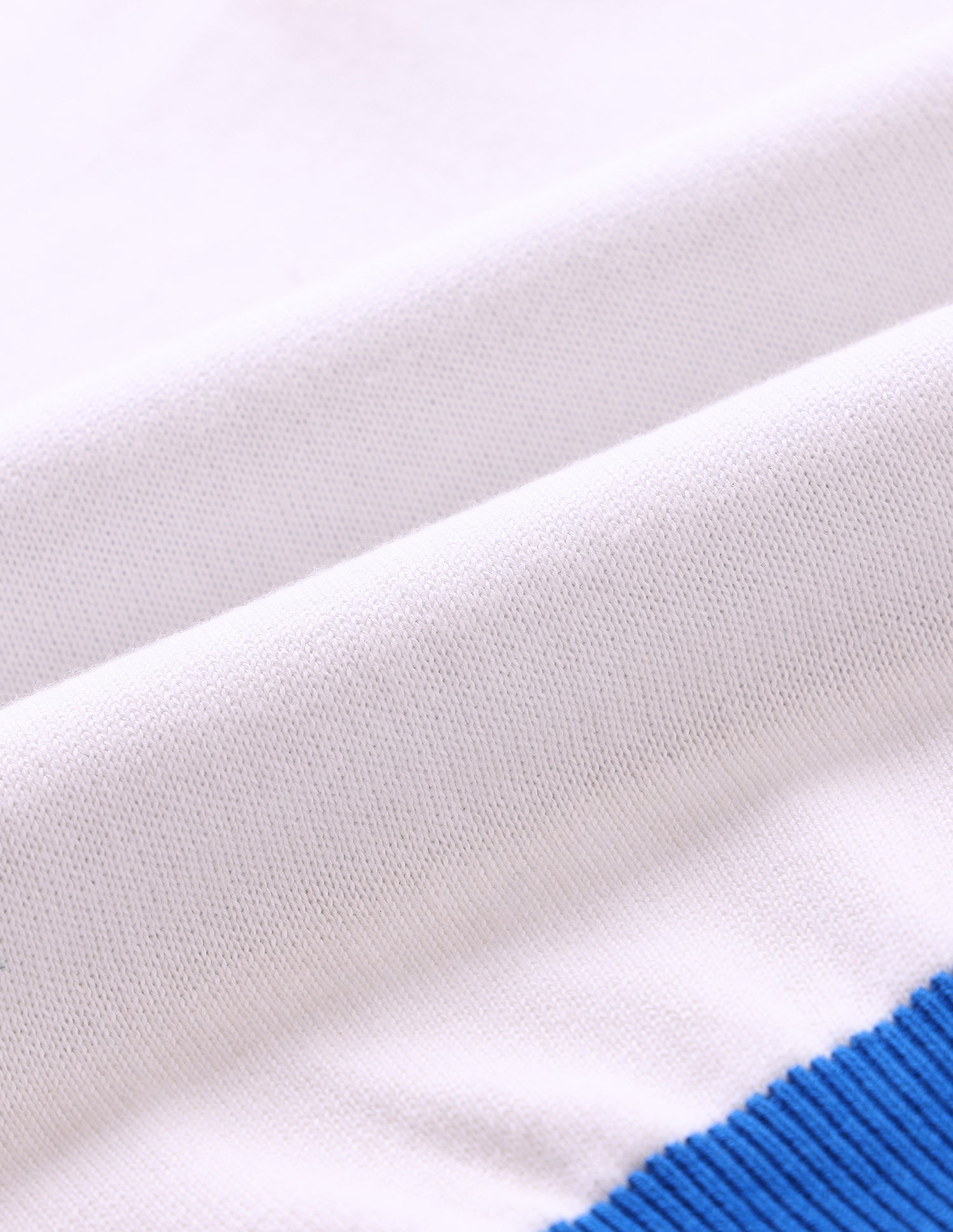 High Neck Logo Colour Block Sweater White - U.S. POLO ASSN. | Large