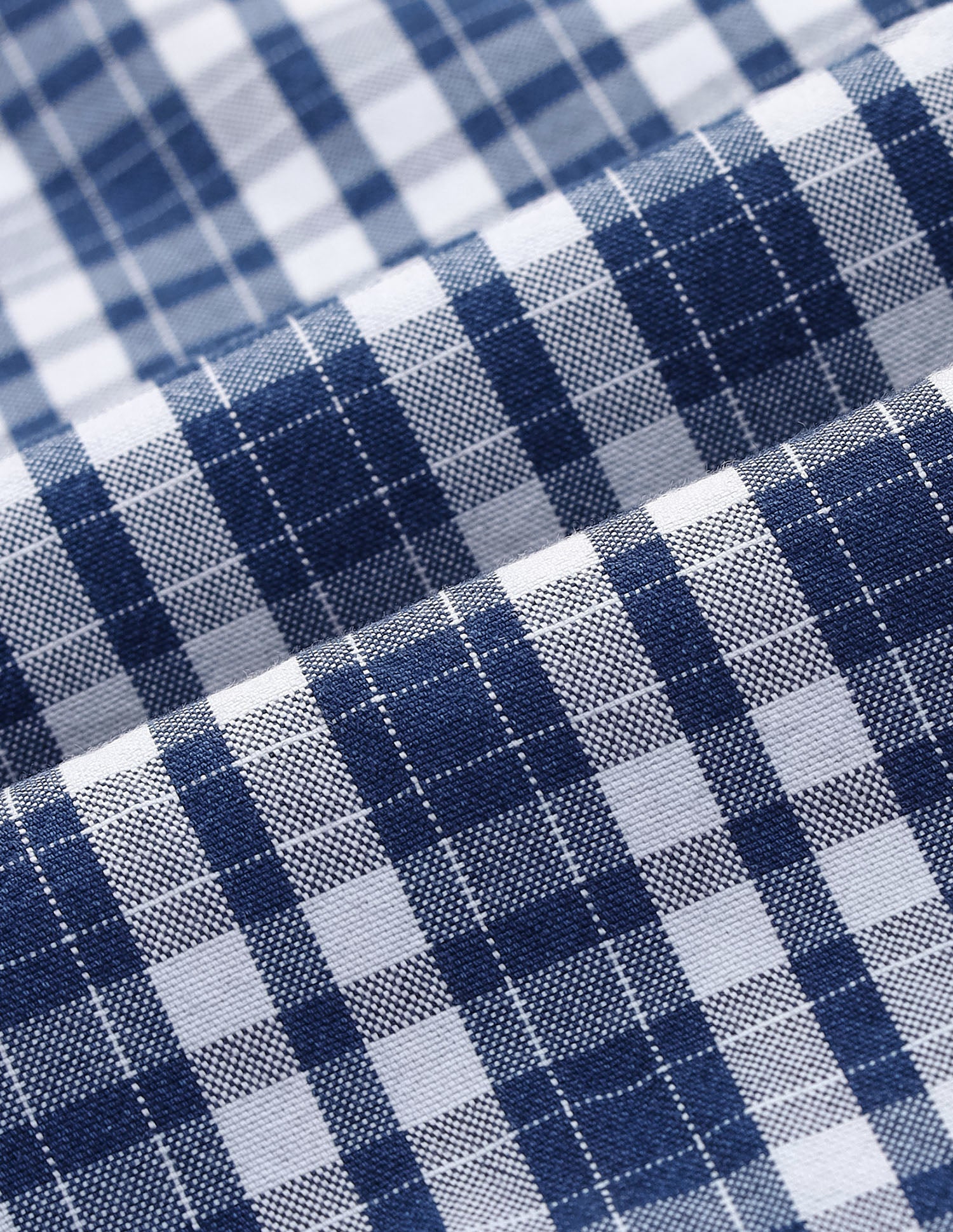 Slim Fit Tartan Checked Shirt Indigo - U.S. Polo Assn. India | Large