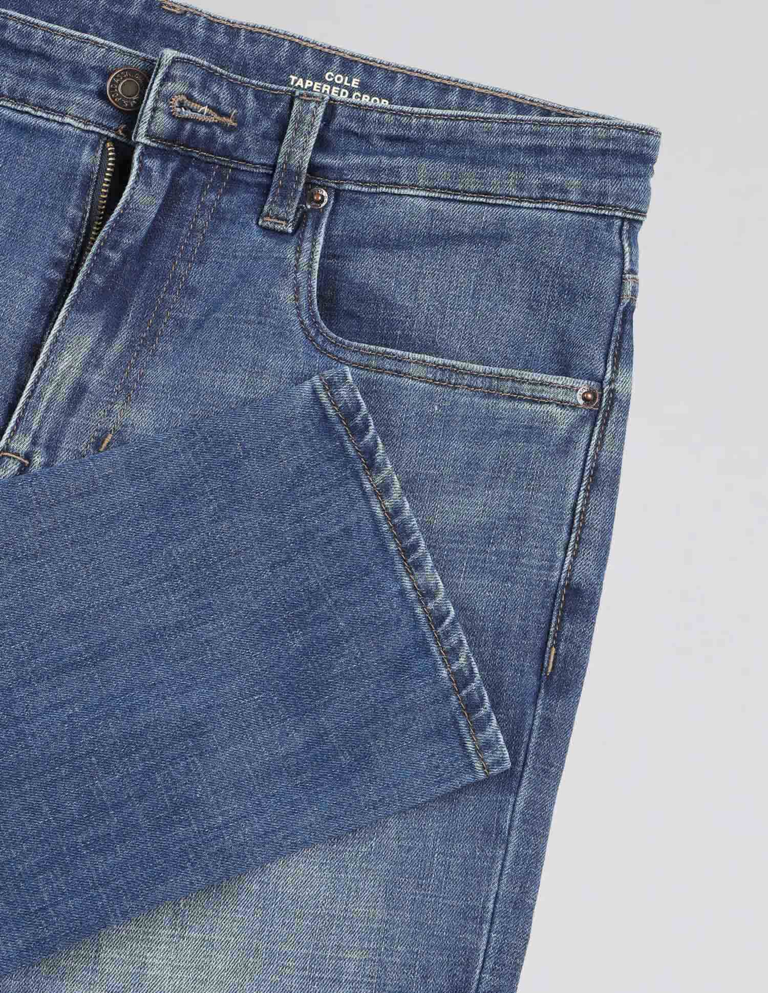 Cole Comfort Cropped Fit Blue Vintage Jeans Blue - U.S. Polo Assn. India | Large
