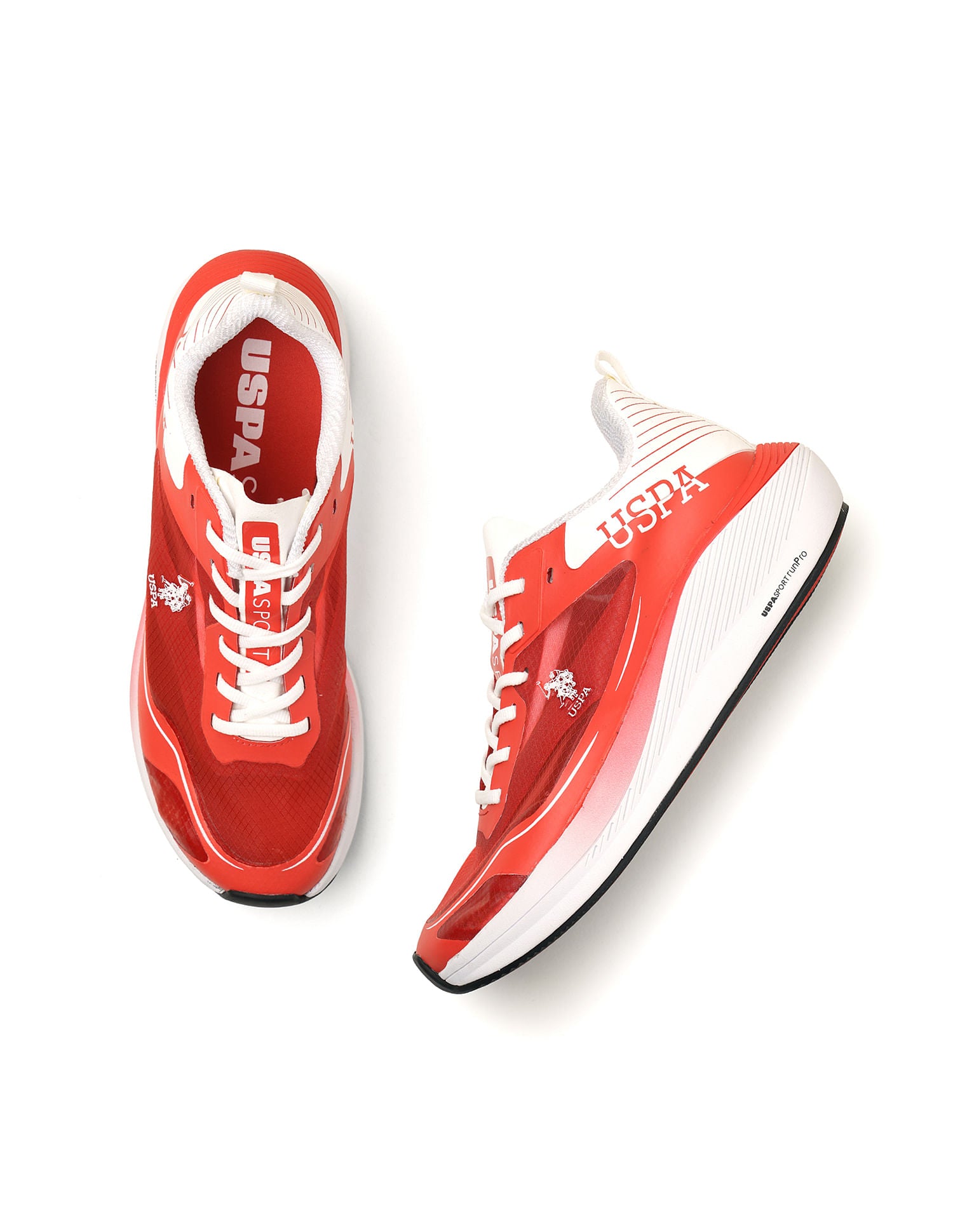 Men Henry Red Uspa Sport  Runpro Running Shoes Red - U.S. Polo Assn. India | Large