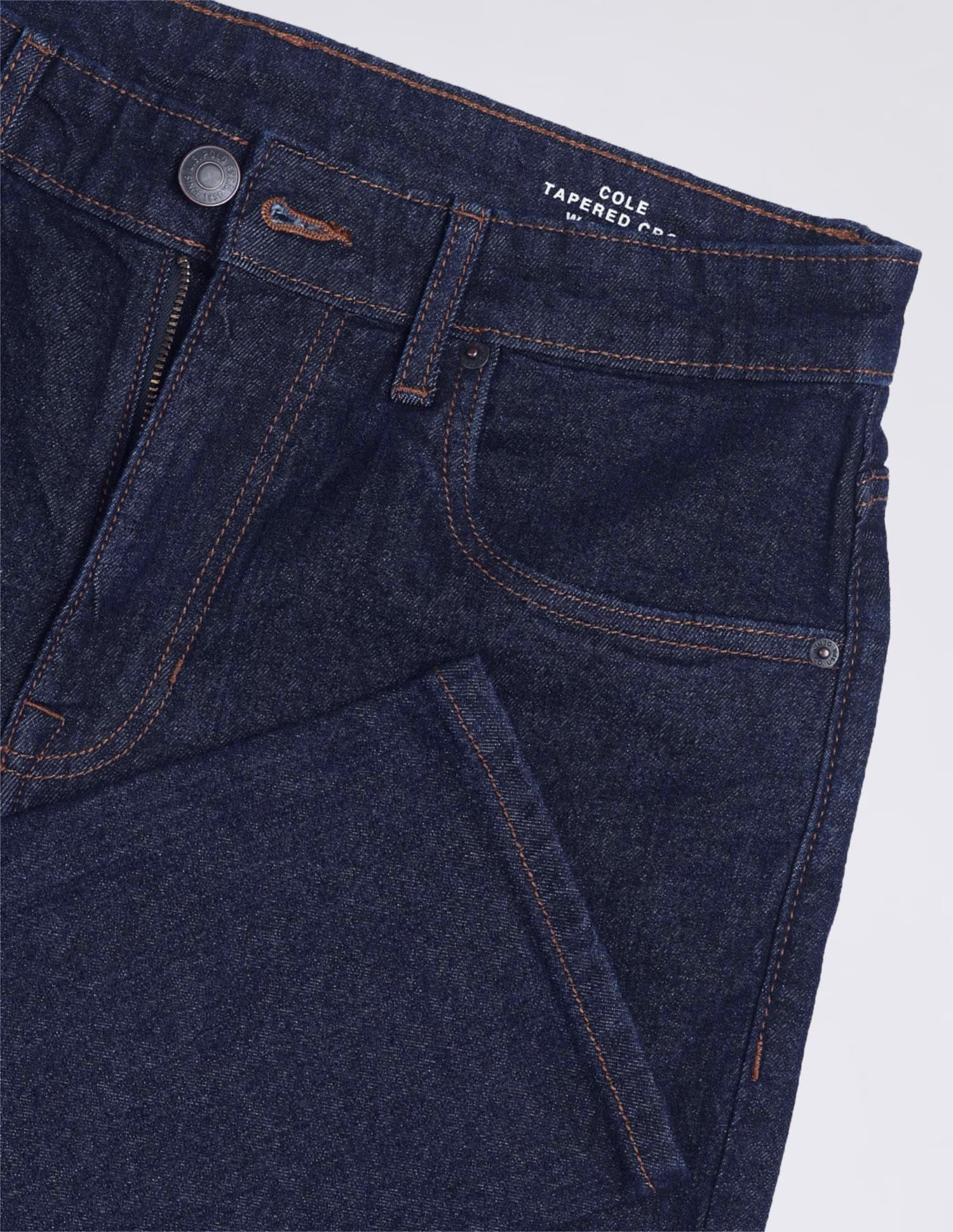 Cole Comfort Cropped Fit Blue Jeans Blue - U.S. POLO ASSN. | Large