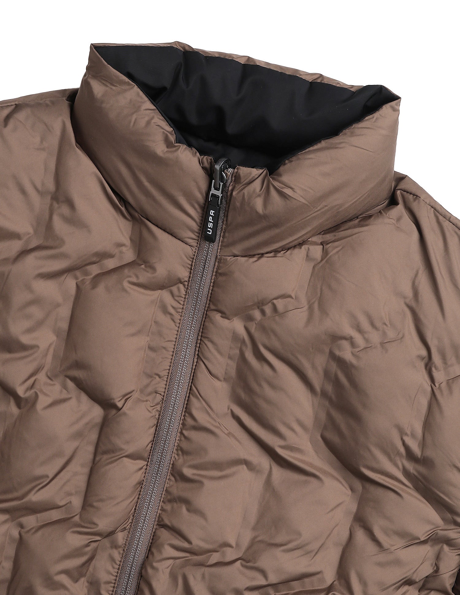 Reversible Regular Fit Jacket Khaki - U.S. Polo Assn. India | Large