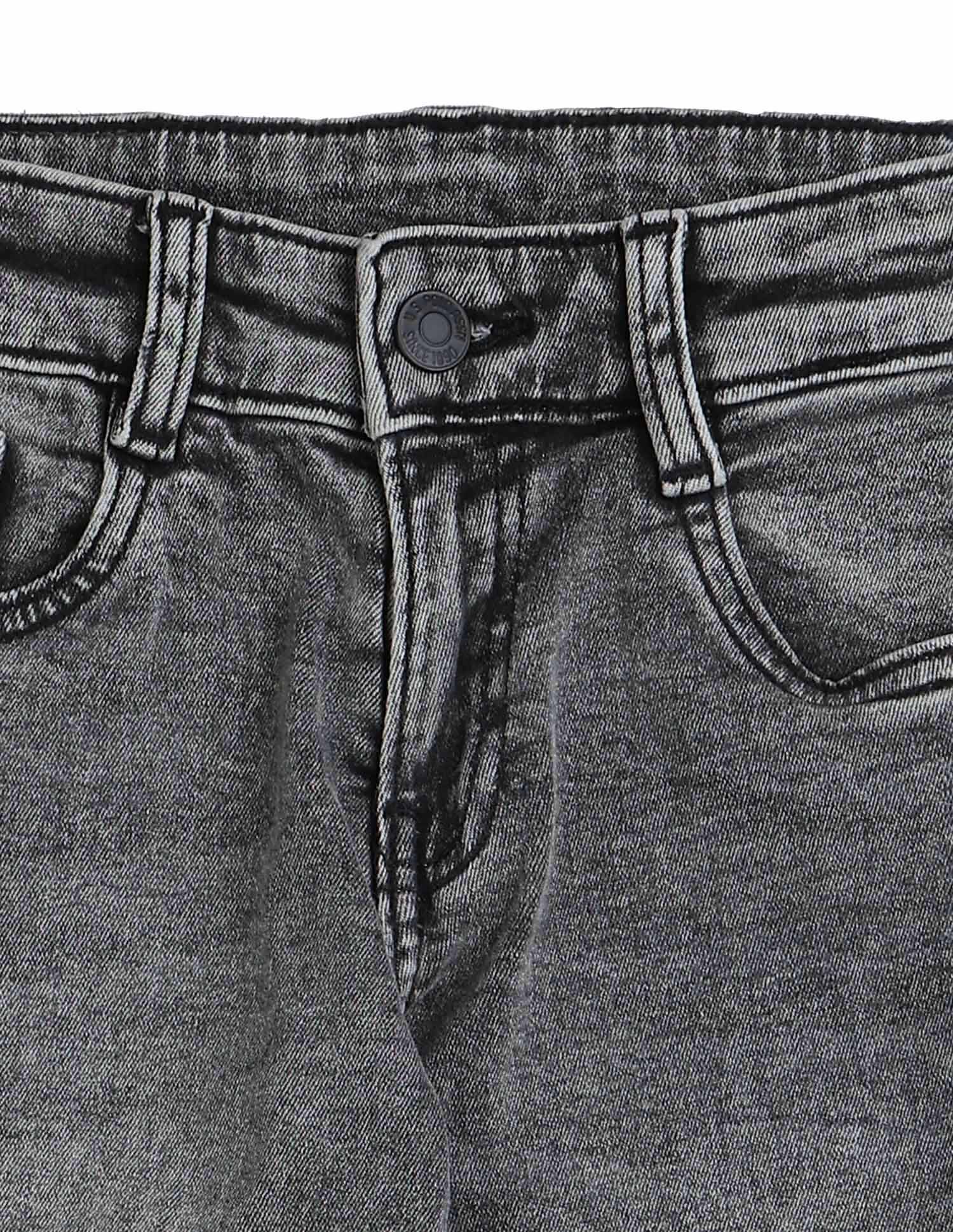 Boys Relaxed Fit Cargo Jeans Grey - U.S. POLO ASSN. | Large