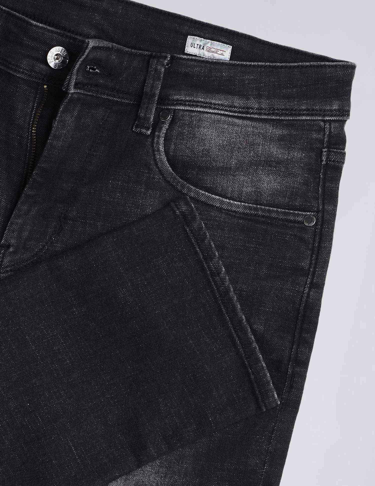 Brandon Slim Tapered Fit Black Jeans Black - U.S. POLO ASSN. | Large