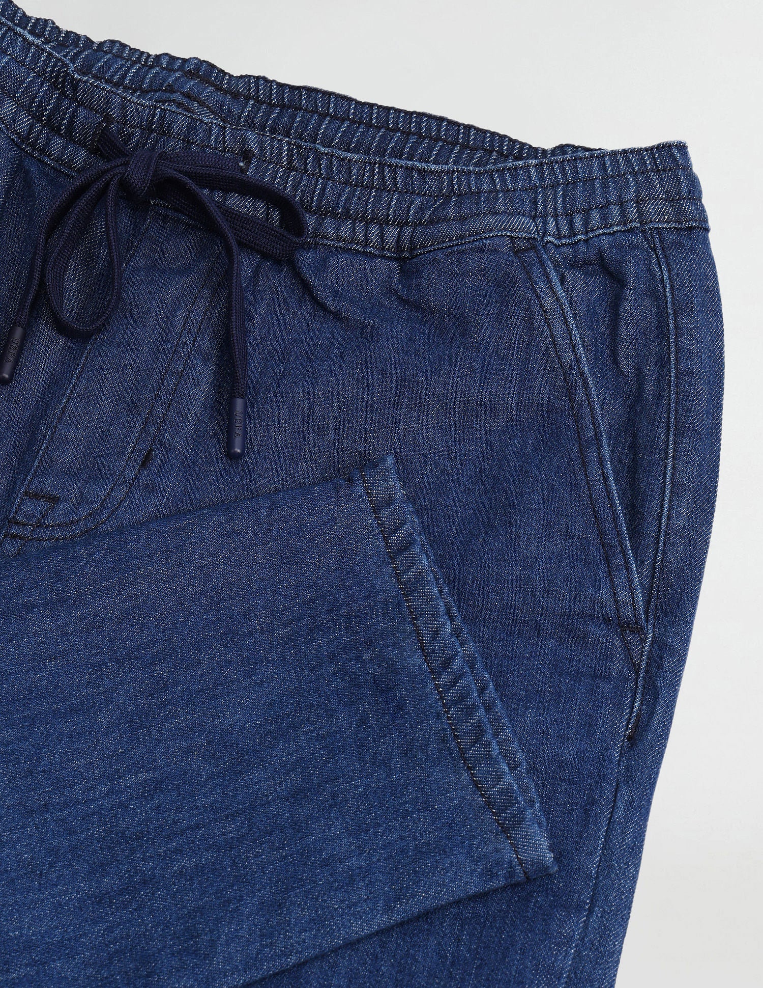 Slim Fit Blue Jogger Jeans Blue - U.S. Polo Assn. India | Large