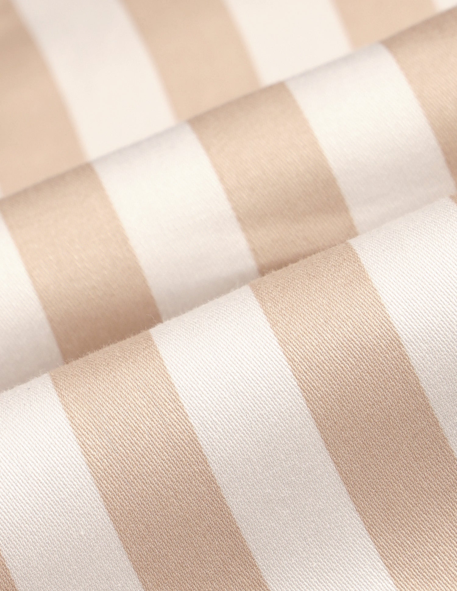 Vertical Striped Satin Shirt Beige - U.S. Polo Assn. India | Large