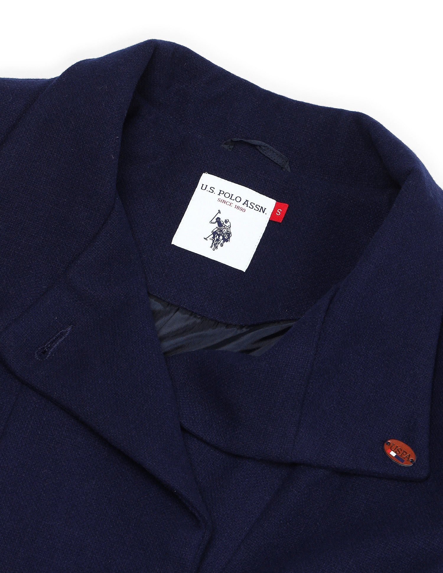 Double Breasted A Line Jacket Navy - U.S. POLO ASSN. | Large