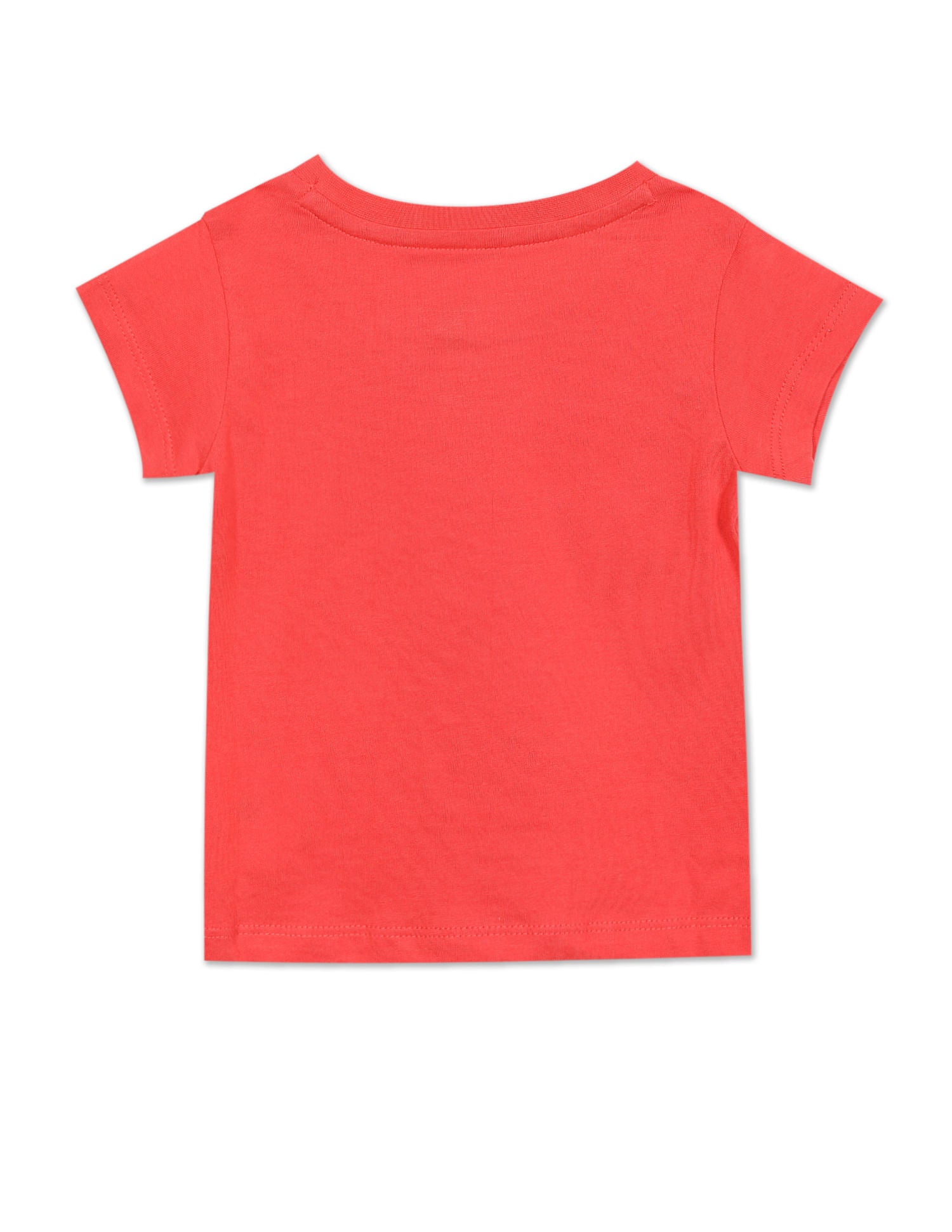 Crew Neck Embroidered Logo T Shirt Red - U.S. POLO ASSN. | Large