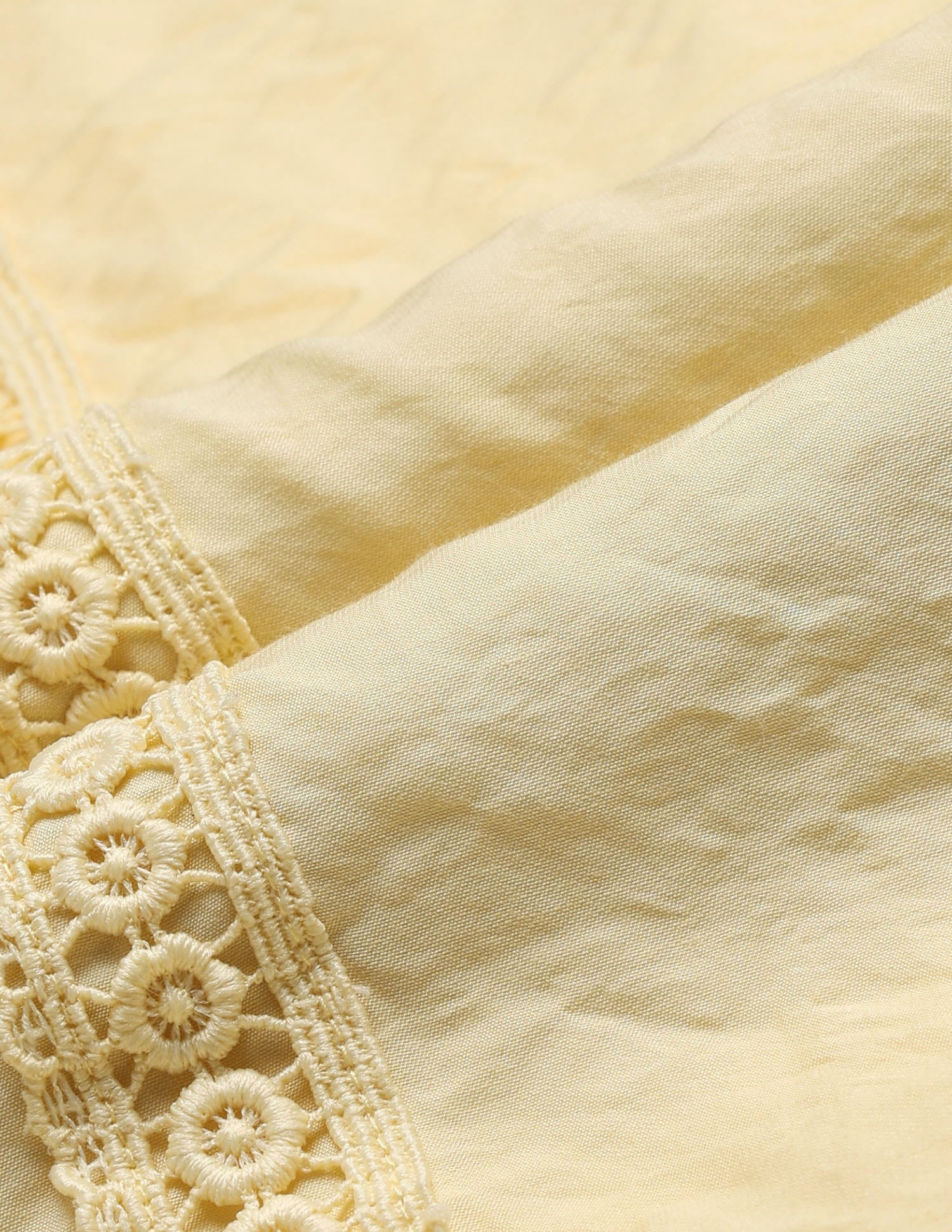 Floral Self Design Top Yellow - U.S. Polo Assn. India | Large