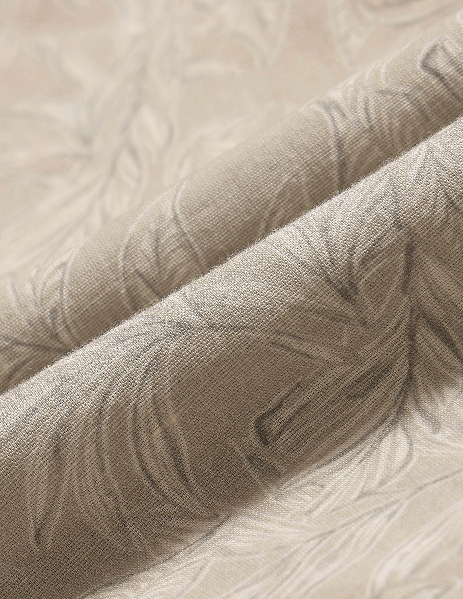 Tropical Printed Slim Fit Shirt Beige - U.S. POLO ASSN. | Large