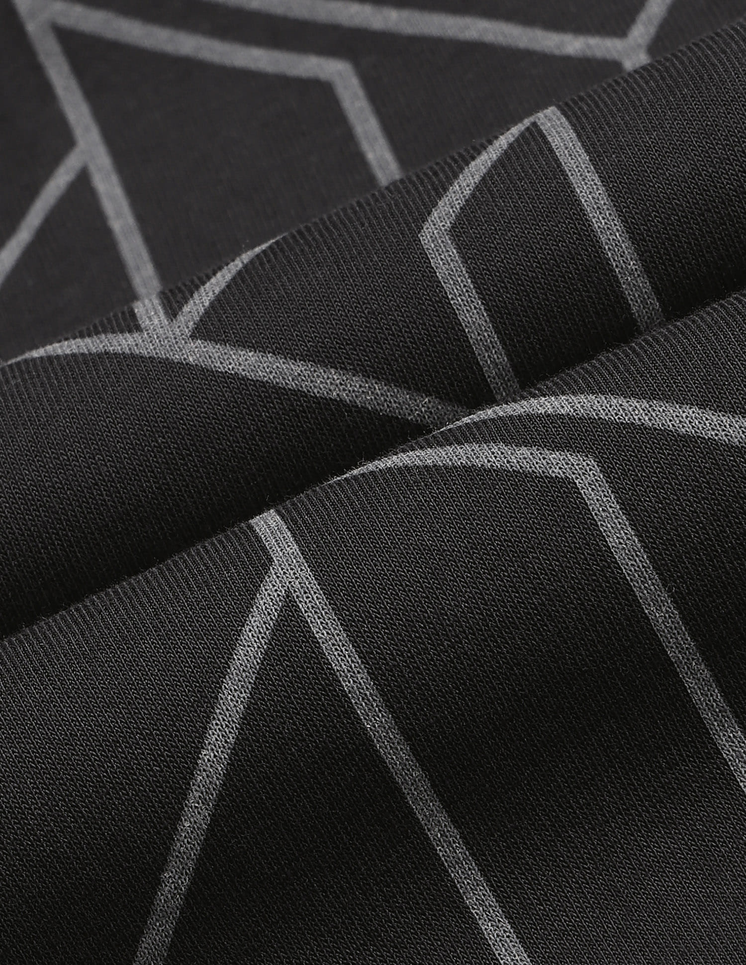 Geometric Printed Slim Fit Polo Shirt Black - U.S. Polo Assn. India | Large