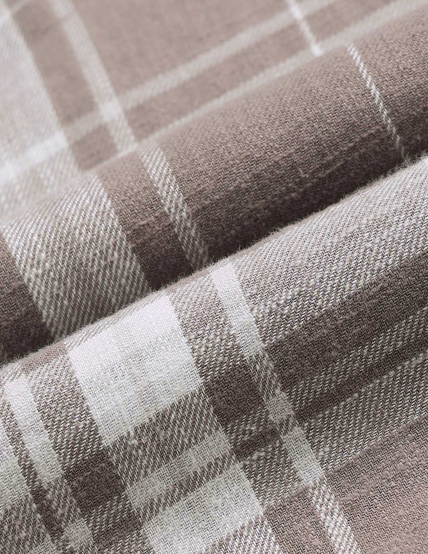 Tartan Checked Legend Of Horseshoe Shirt Mauve - U.S. POLO ASSN. | Large