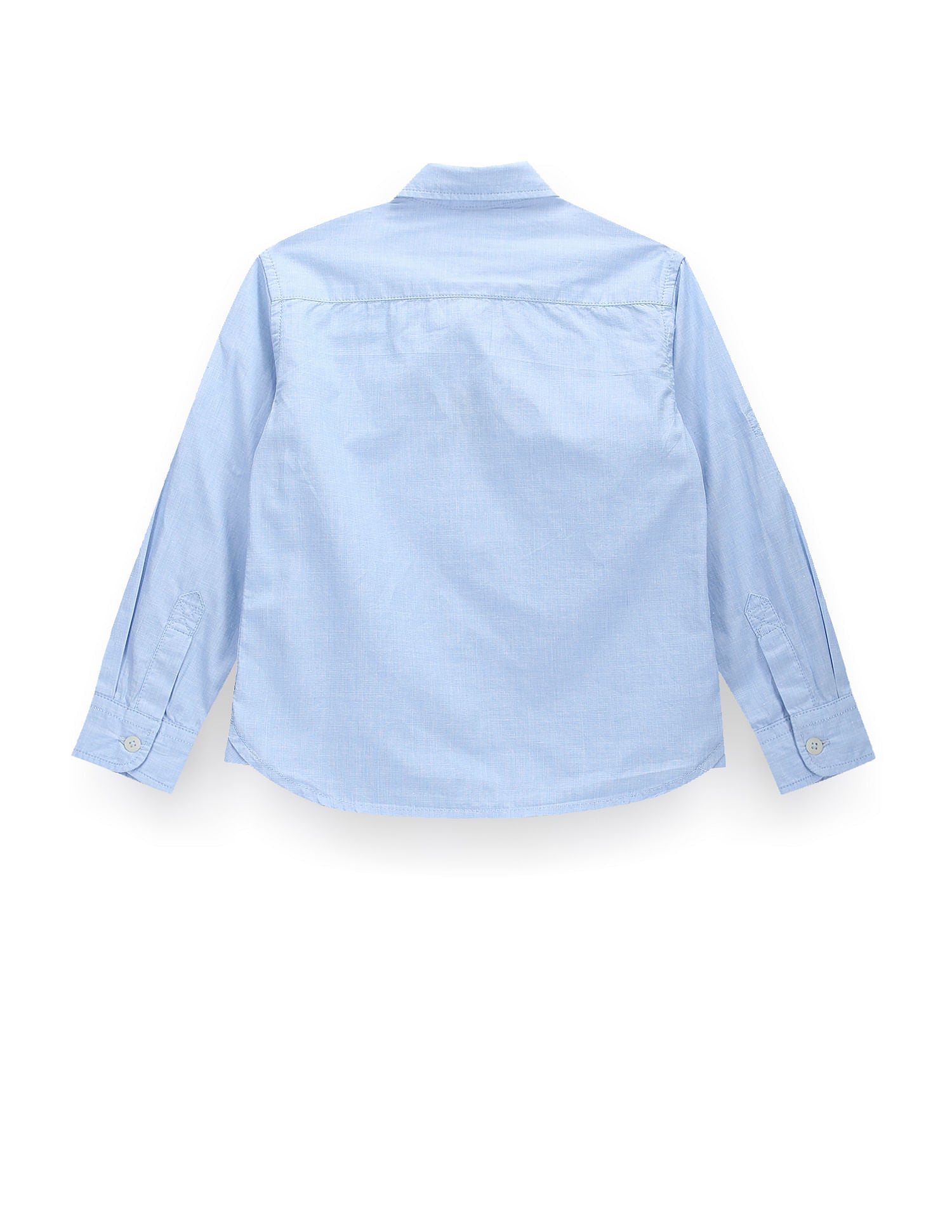 Boys Stripe Cotton Shirt Light Blue - U.S. POLO ASSN. | Large