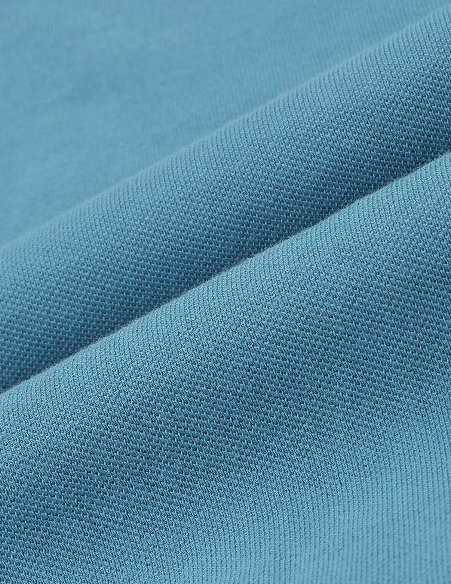 Graphic Printed Muscle Fit Polo Shirt Light Blue - U.S. POLO ASSN. | Large