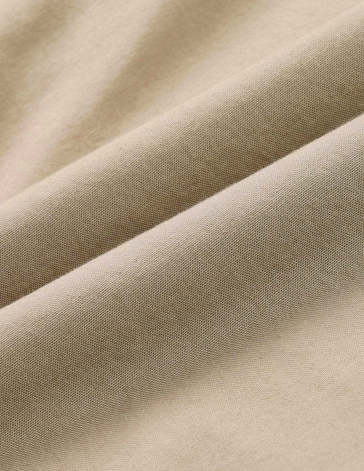 Oxford Stretch Button Down Shirt Light Khaki - U.S. Polo Assn. India | Large
