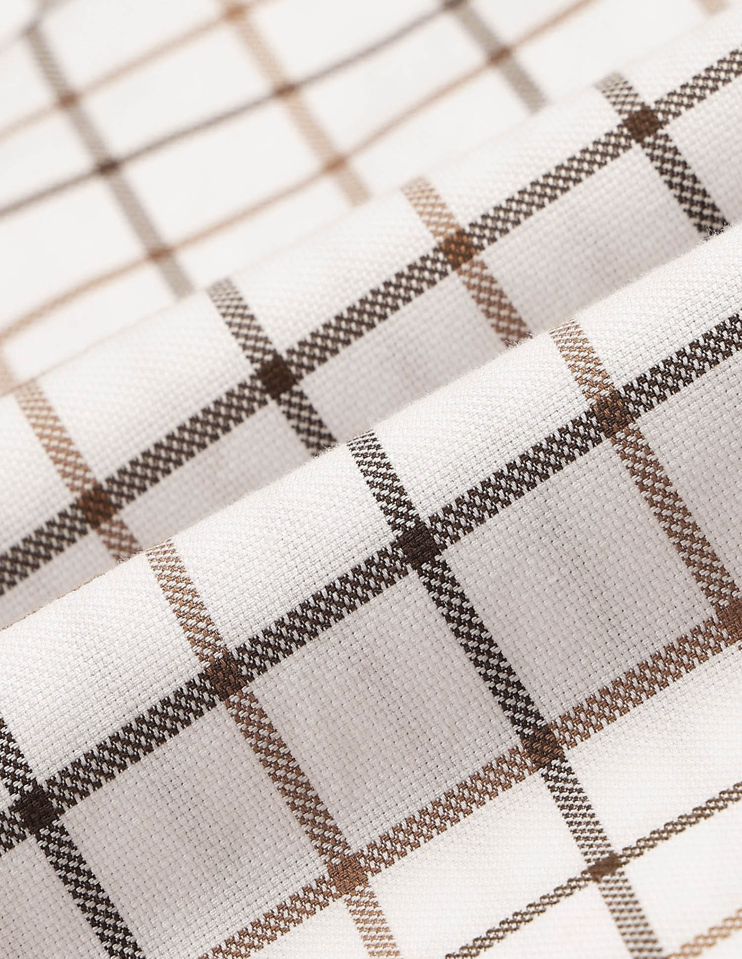 Tailored Fit Graph Checked Shirt Brown - U.S. POLO ASSN. | Large