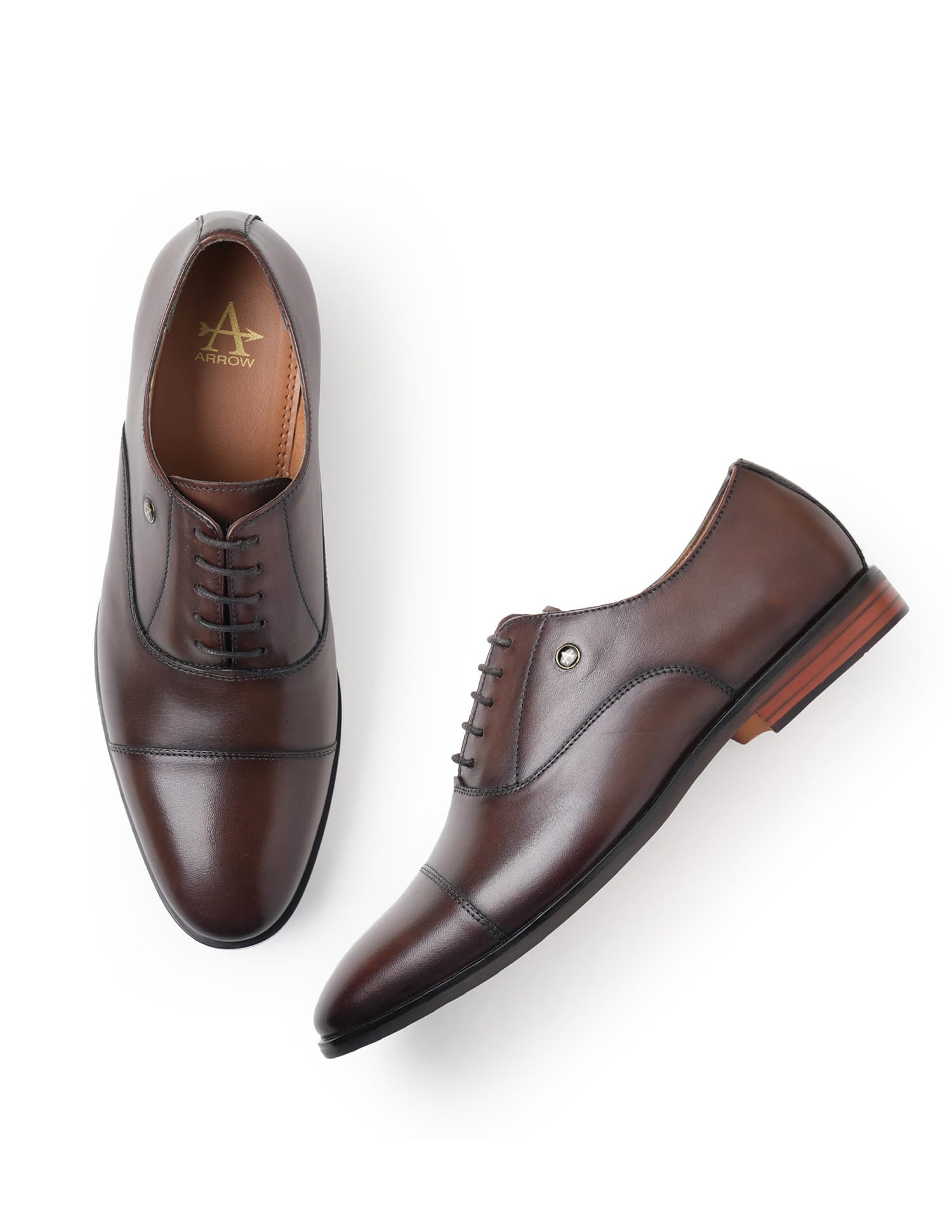 Orion 3.0 Leather Shoes Brown - U.S. Polo Assn. India | Large
