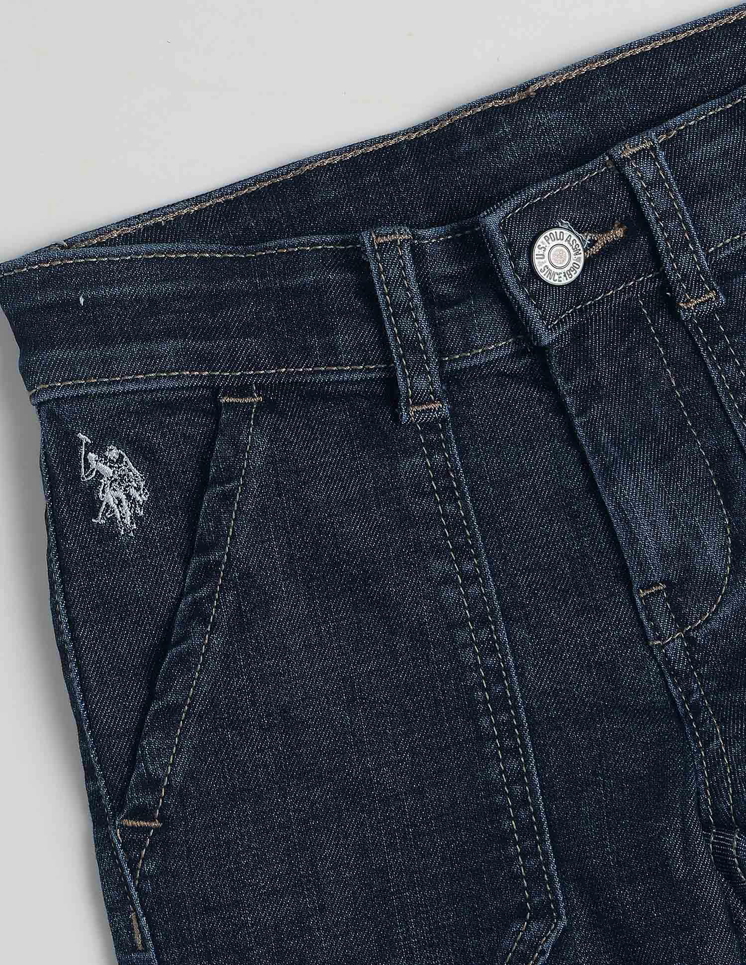 Mid Rise Slim Fit Jeans Blue - U.S. Polo Assn. India | Large