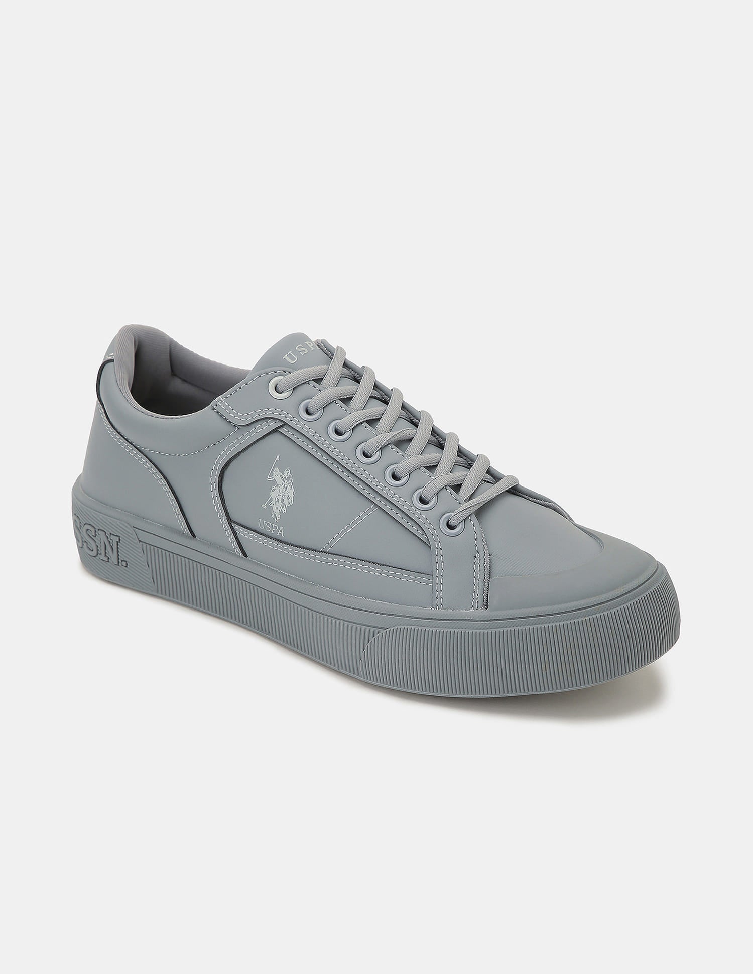 Men Ruben 2.0 Round Toe Sneakers Grey - U.S. Polo Assn. India | Large