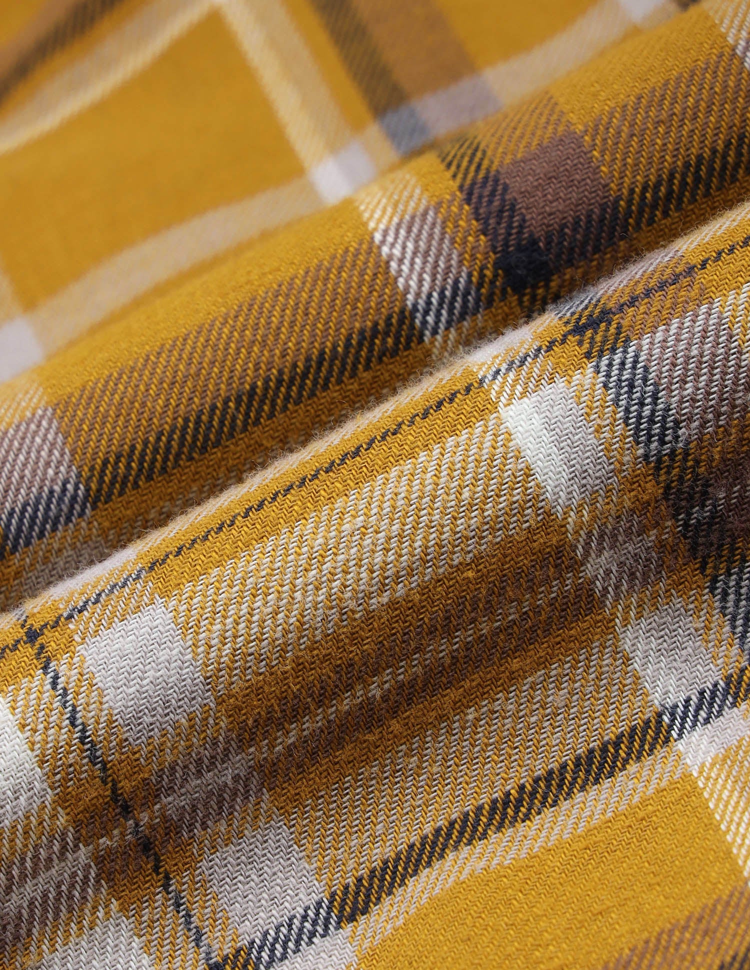 Twill Plaid Checked Shirt Mustard - U.S. Polo Assn. India | Large