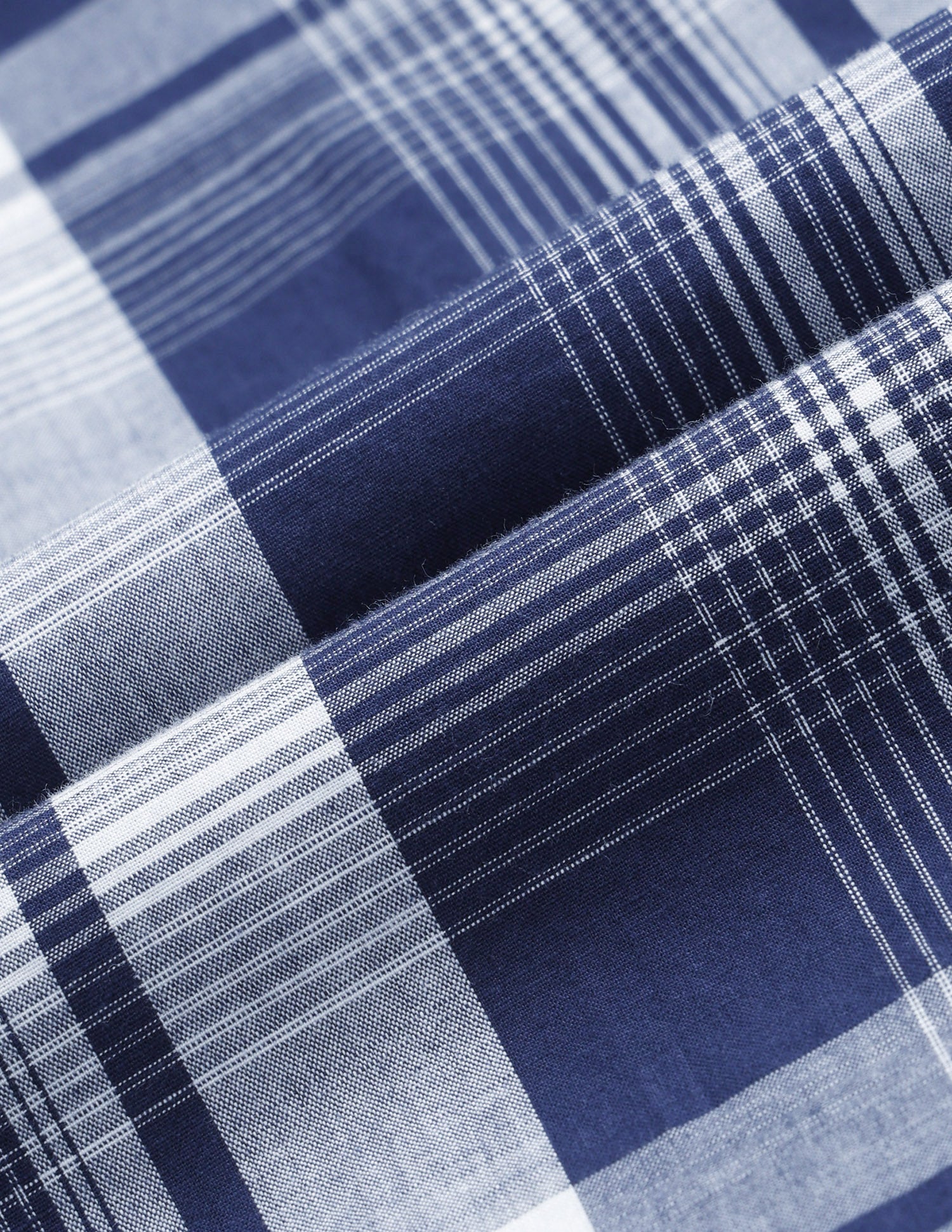 Twill Plaid Checked Shirt Navy - U.S. Polo Assn. India | Large