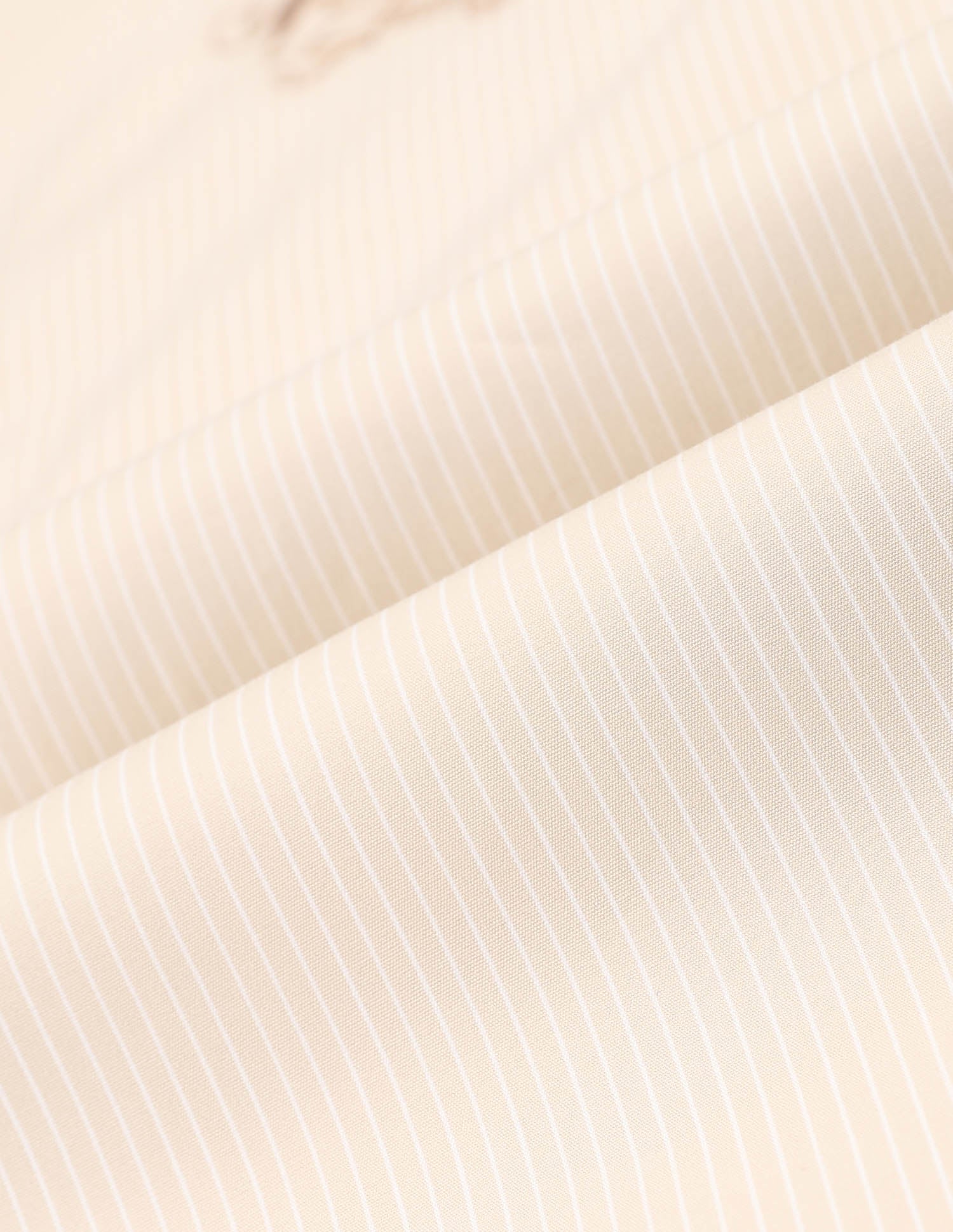 Pacho X Vertical Striped Pure Cotton Shirt Khaki - U.S. Polo Assn. India | Large