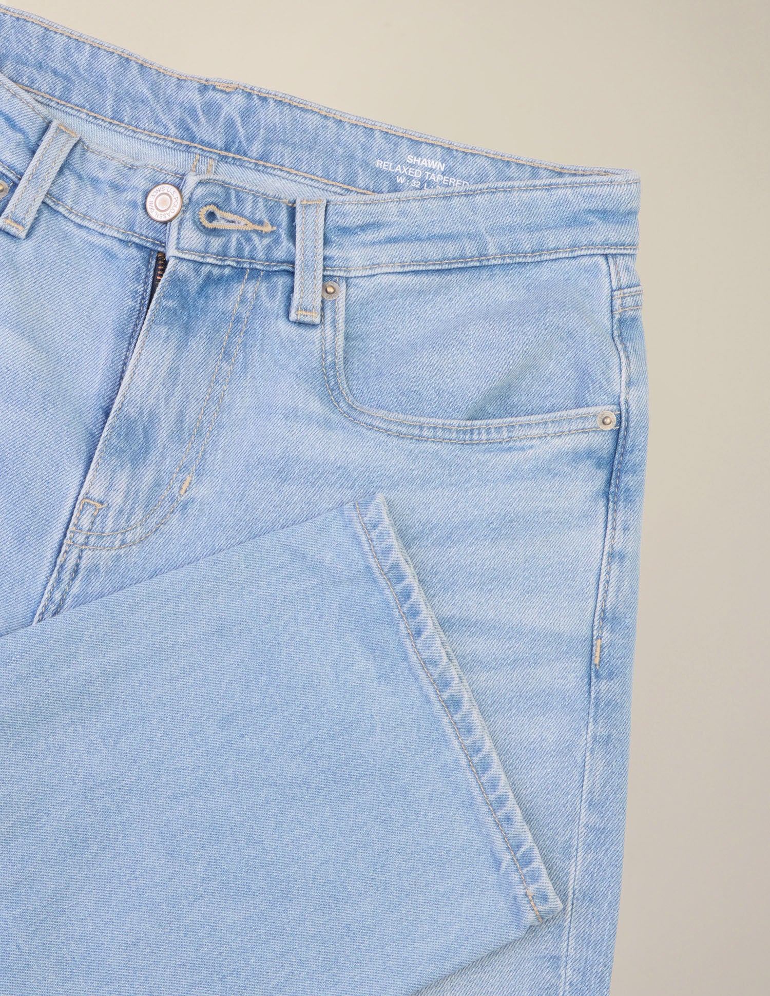 Harold Slim Straight Fit Blue Jeans Light Blue - U.S. Polo Assn. India | Large