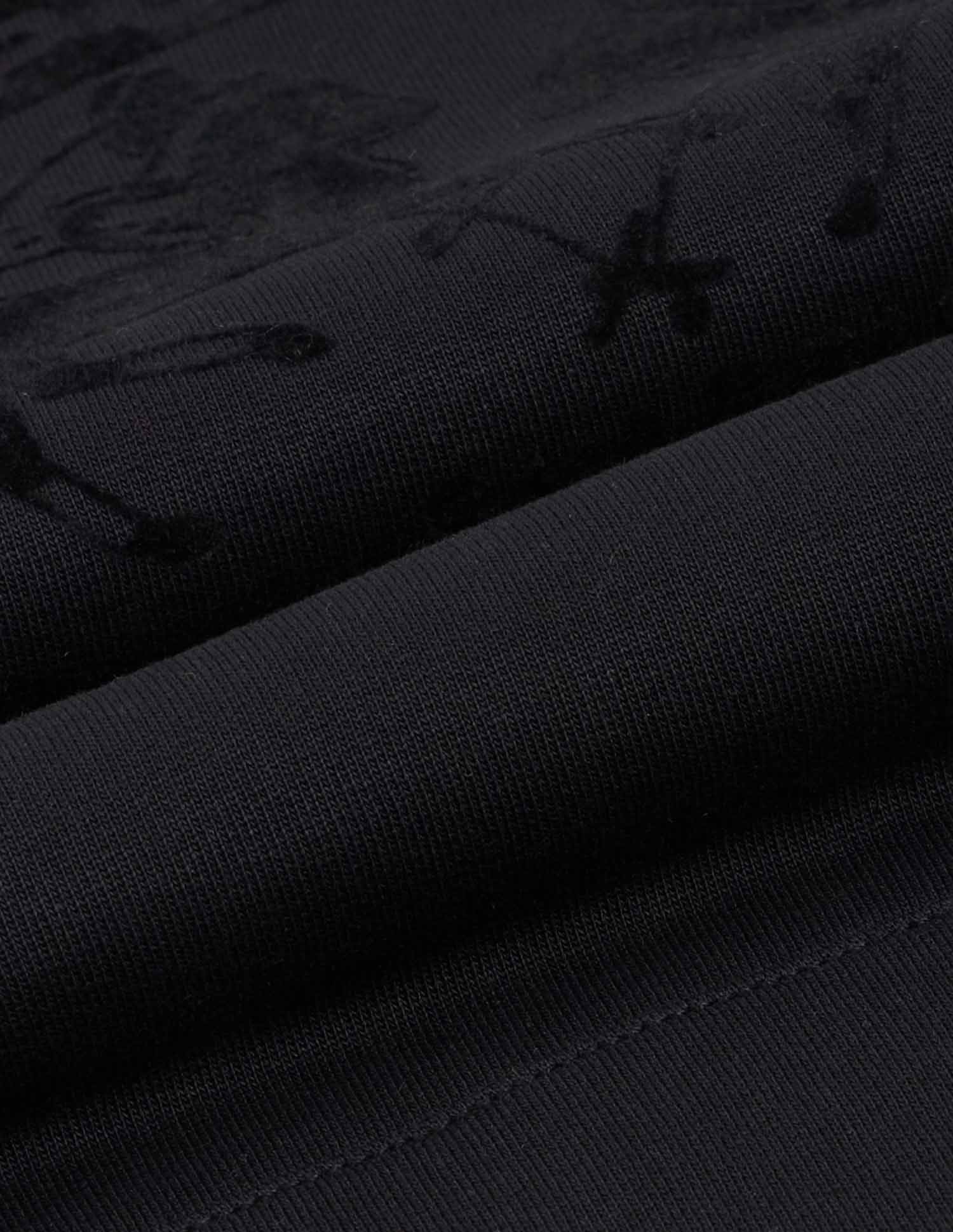 Brand Printed Hooded Sweatshirt Black - U.S. Polo Assn. India | Large